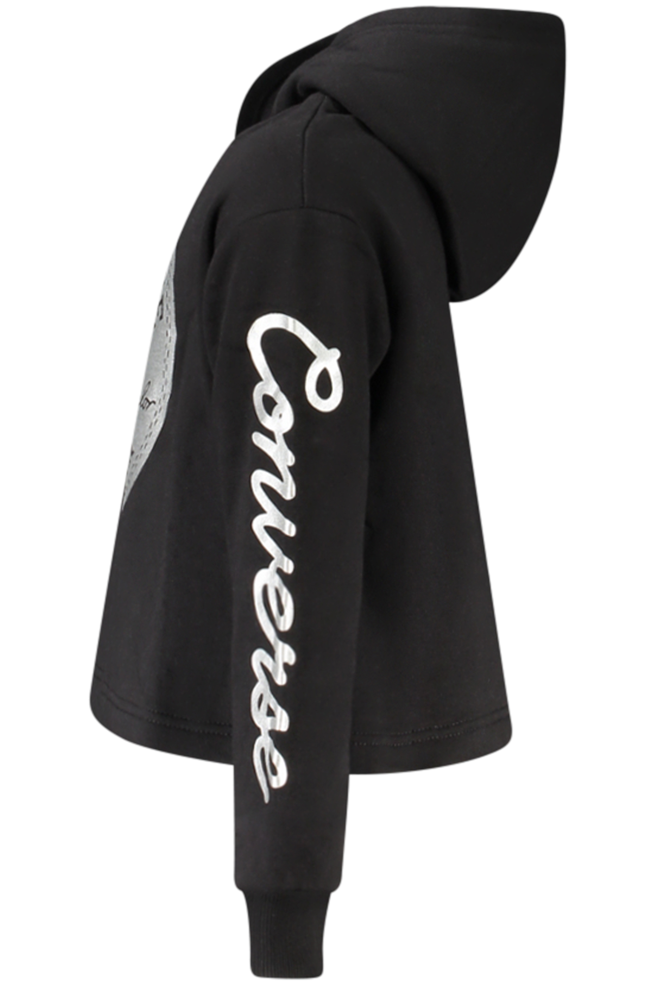 CONVERSE FELPA SENZA ZIP BAMBINA - Nero - immagine 3