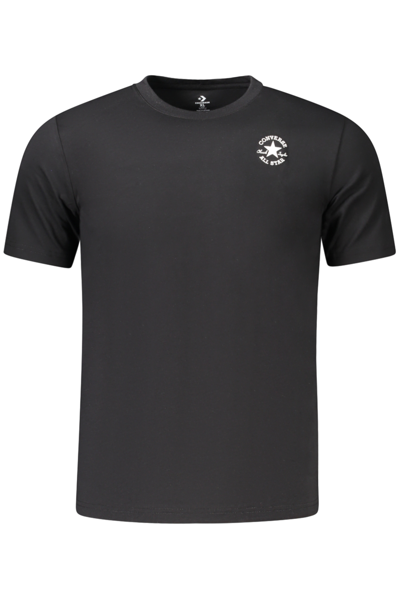 CONVERSE T-SHIRT MANICHE CORTE BAMBINO - Nero