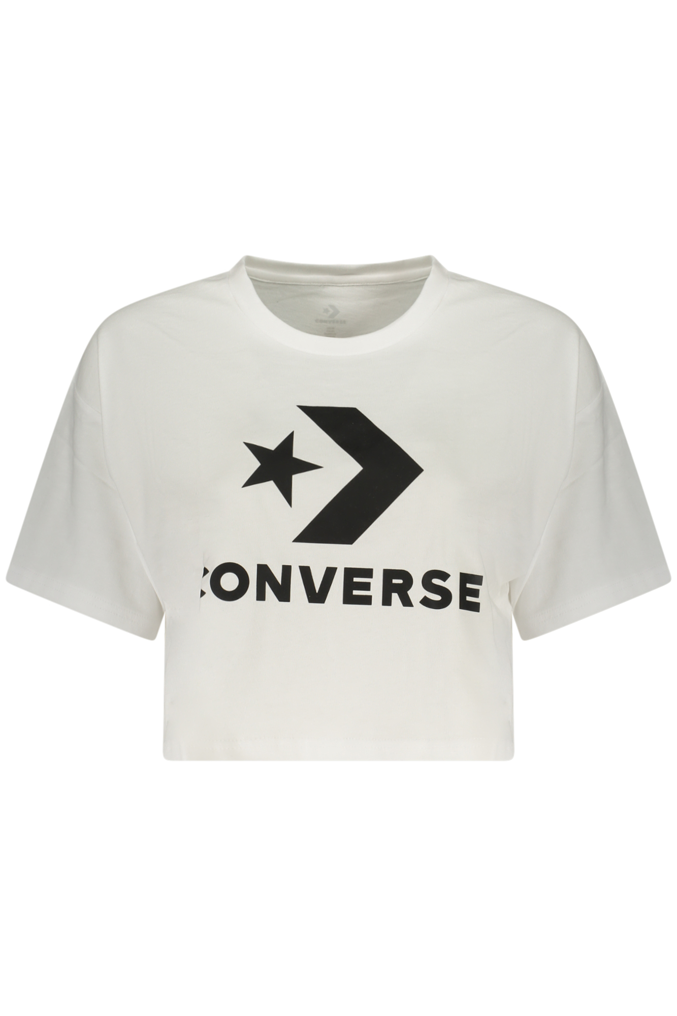 CONVERSE T-SHIRT MANICHE CORTE DONNA - Bianco