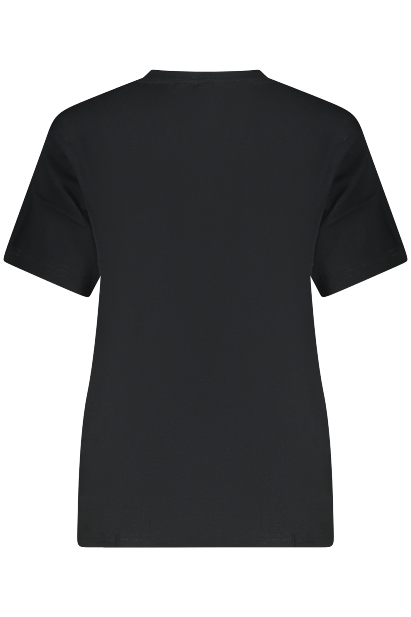 CONVERSE T-SHIRT MANICHE CORTE DONNA - Nero - immagine 2
