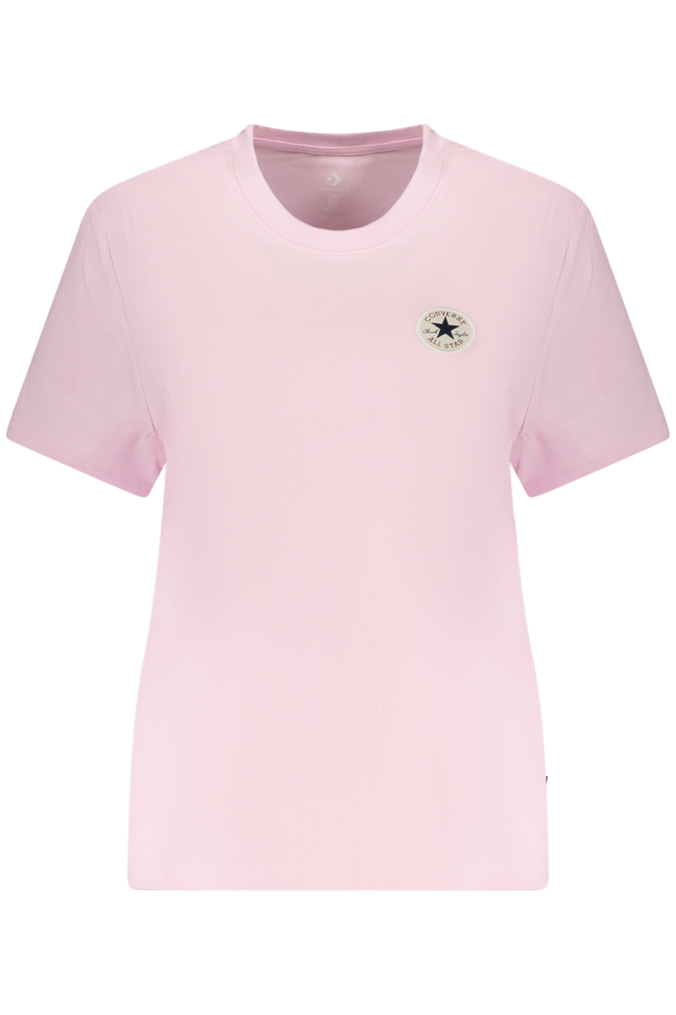 CONVERSE T-SHIRT MANICHE CORTE DONNA - Rosa