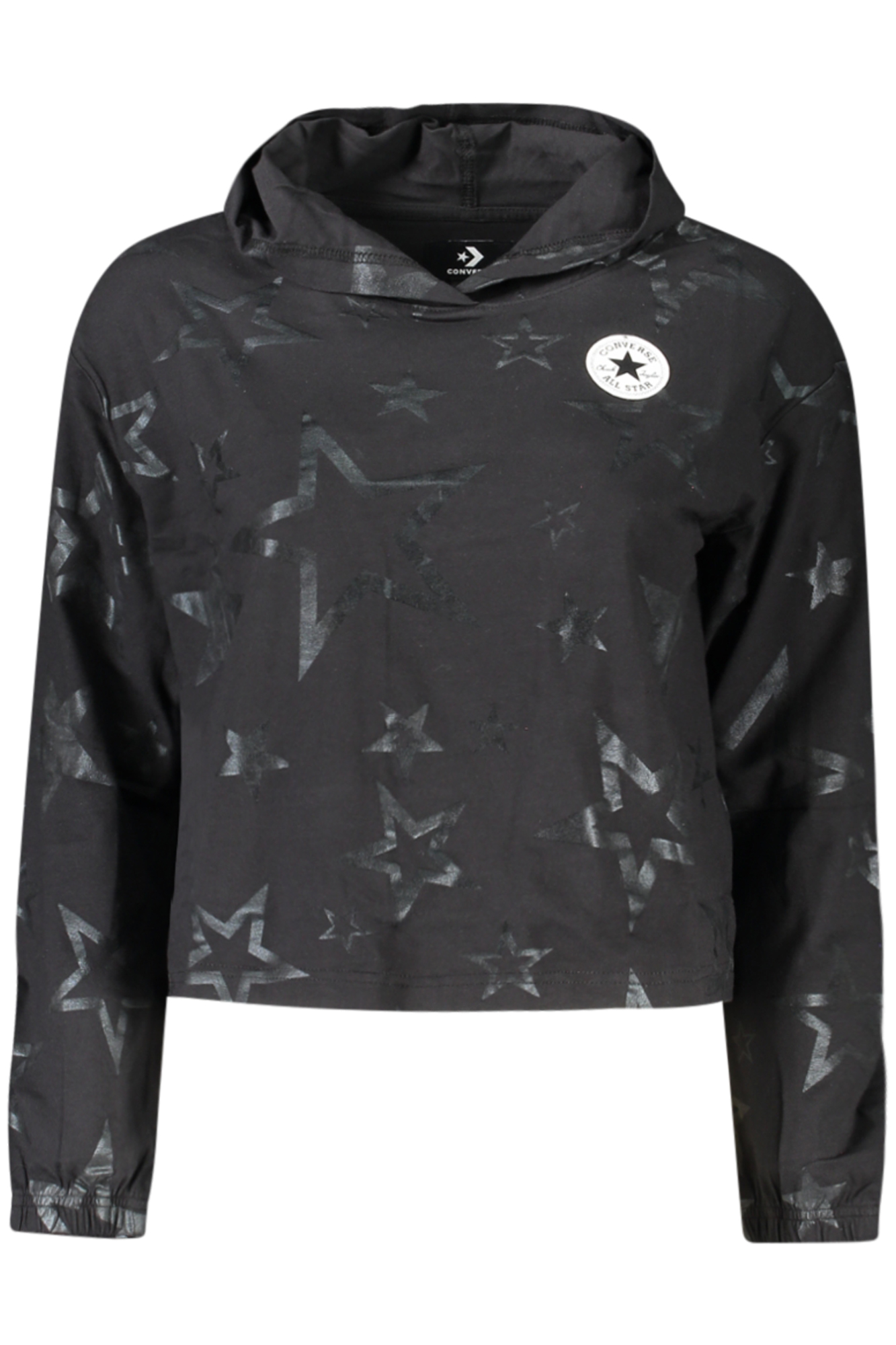 CONVERSE T-SHIRT MANICHE LUNGHE BAMBINA - Nero