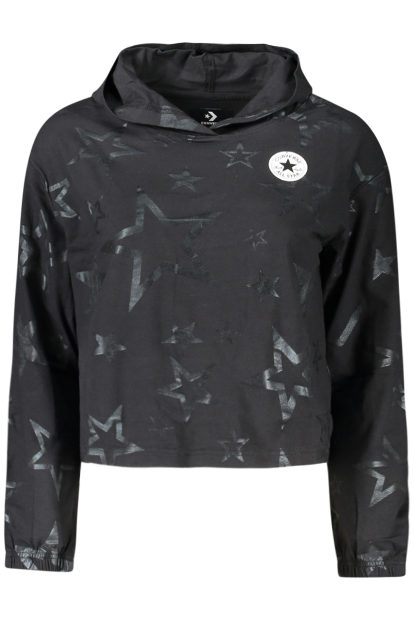 CONVERSE T-SHIRT MANICHE LUNGHE BAMBINA - Nero - immagine 2