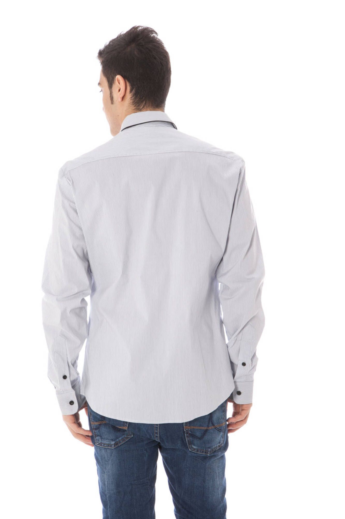 COSTUME NATIONAL CAMICIA MANICHE LUNGHE UOMO - Azzurro - immagine 2