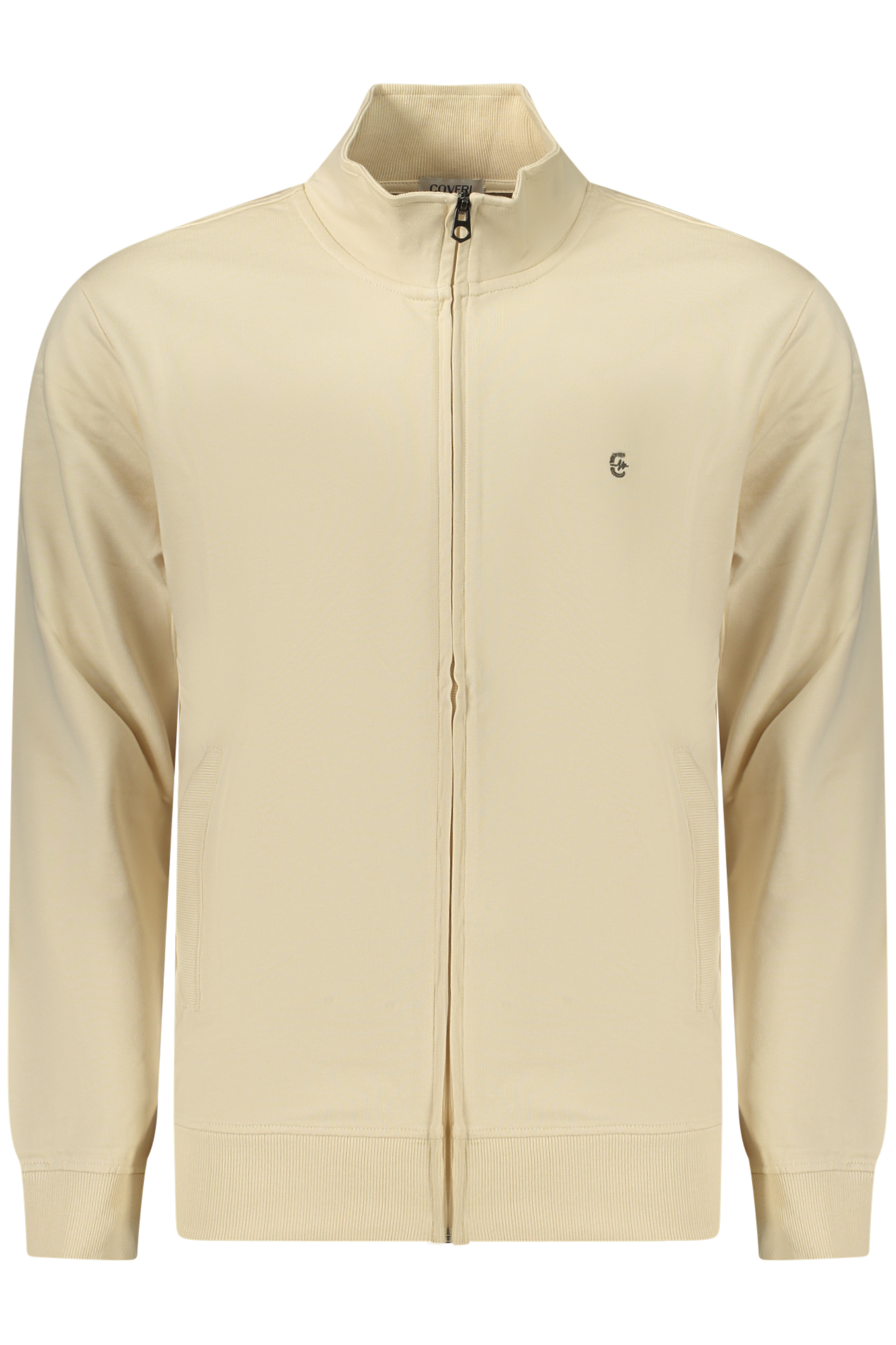 COVERI MOVING FELPA CON ZIP UOMO - Beige
