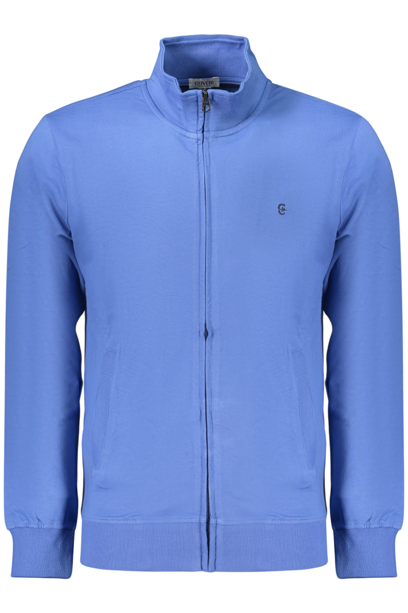 COVERI MOVING FELPA CON ZIP UOMO - Blu