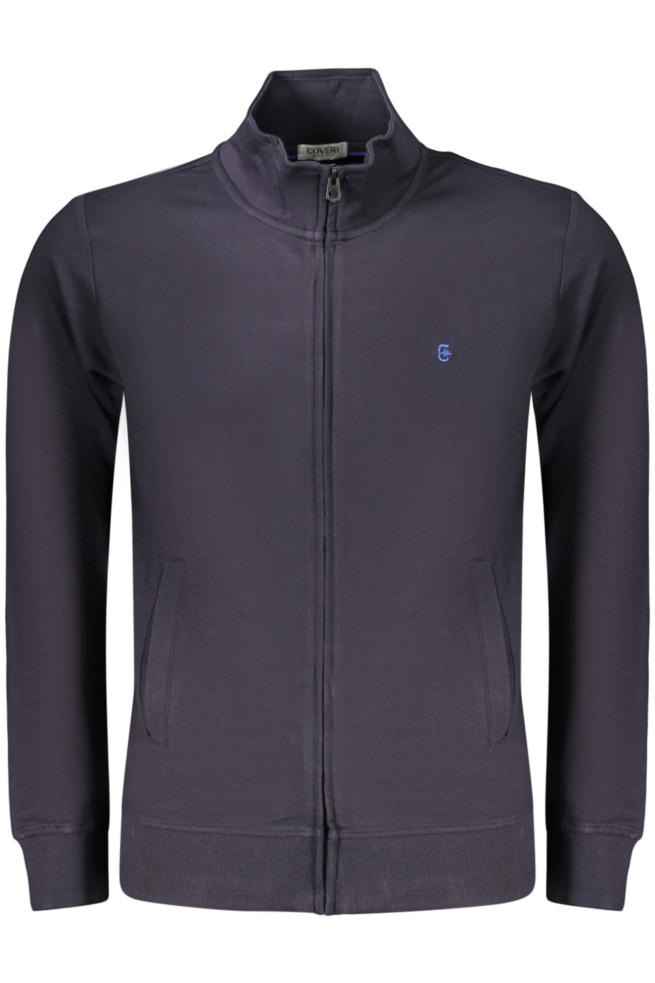COVERI MOVING FELPA CON ZIP UOMO - Blu
