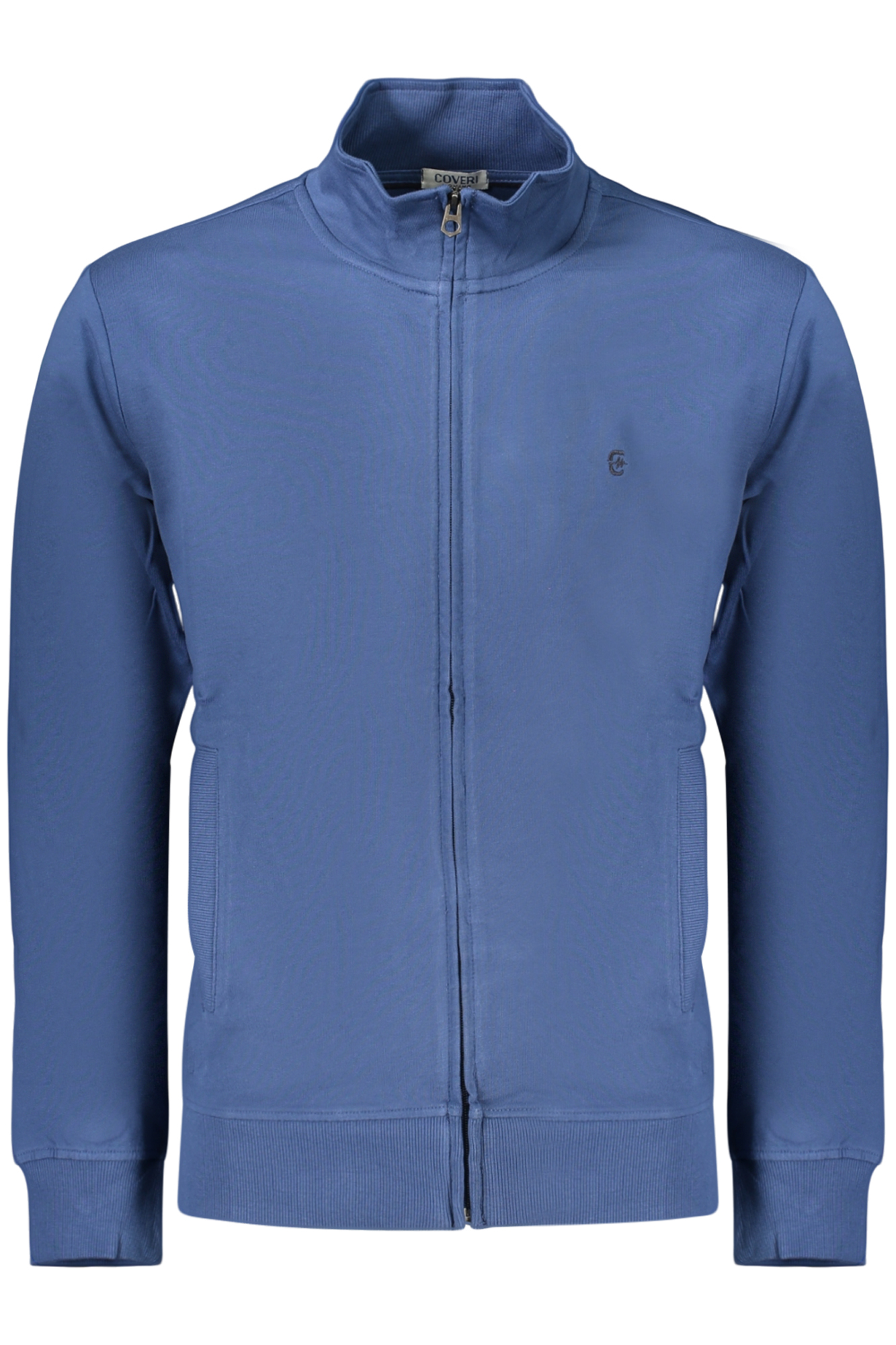 COVERI MOVING FELPA CON ZIP UOMO - Blu