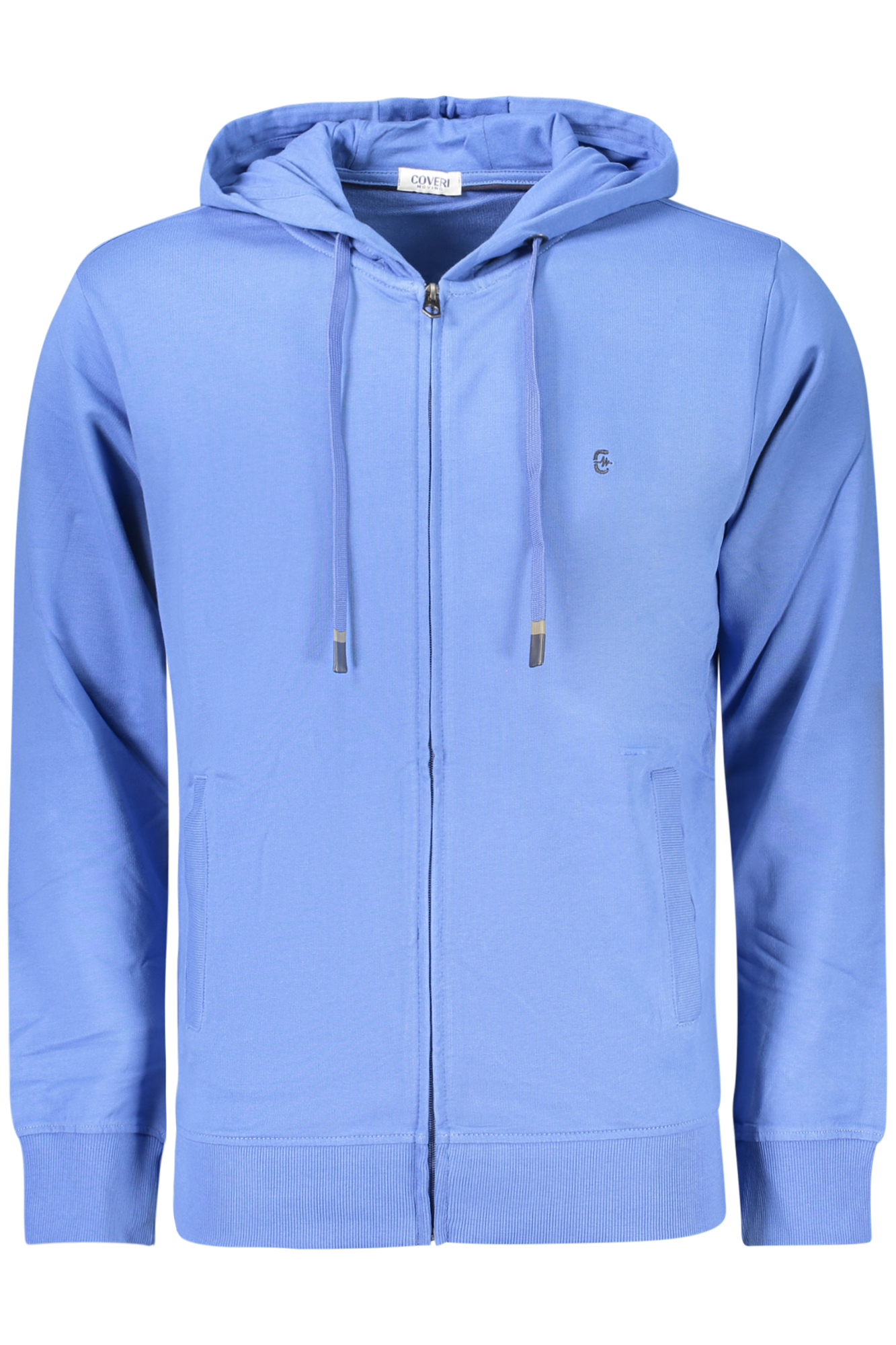 COVERI MOVING FELPA CON ZIP UOMO - Blu