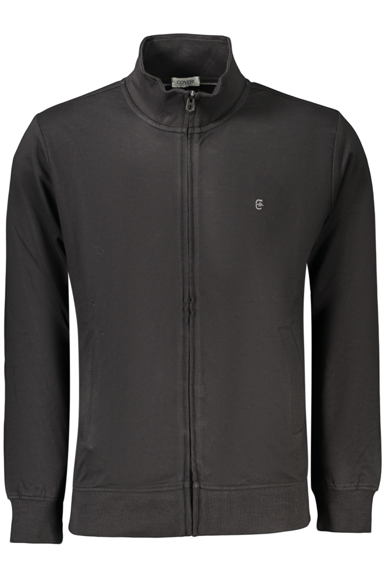 COVERI MOVING FELPA CON ZIP UOMO - Nero