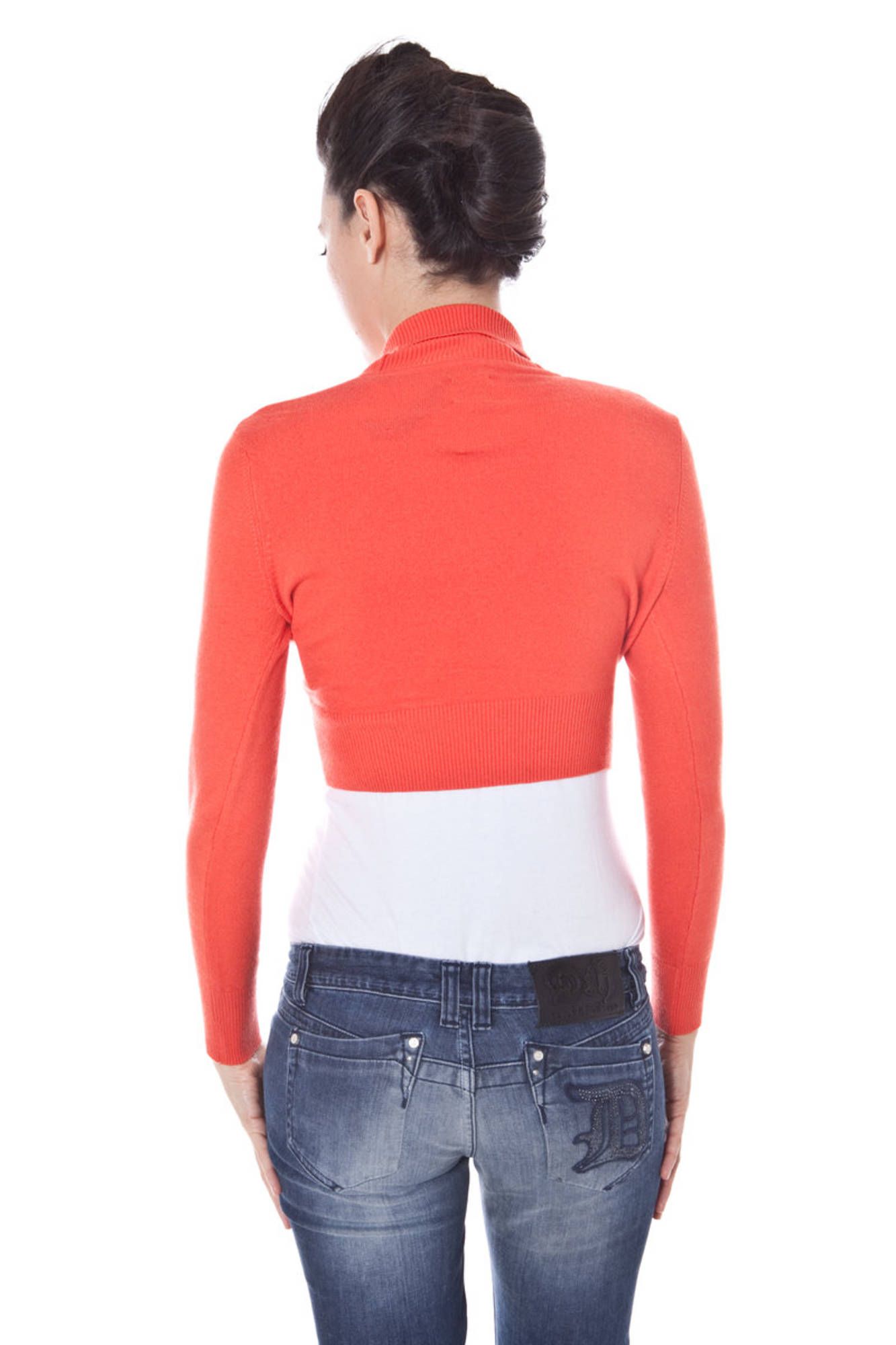 DATCH COPRISPALLE MANICHE LUNGHE DONNA - Rosso - immagine 2