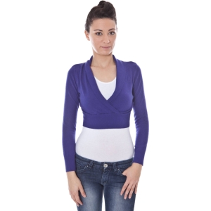 DATCH COPRISPALLE MANICHE LUNGHE DONNA - Viola