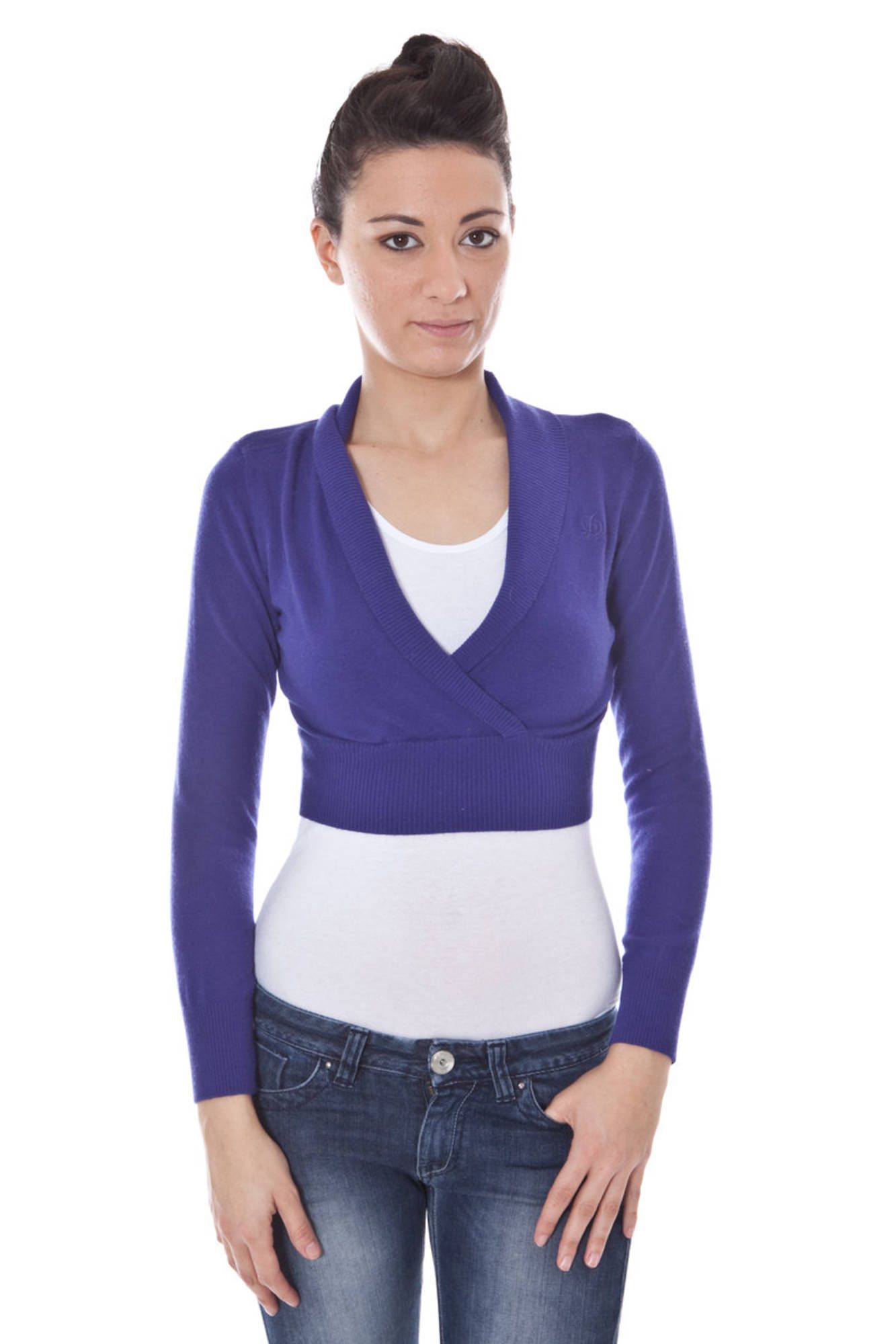 DATCH COPRISPALLE MANICHE LUNGHE DONNA - Viola