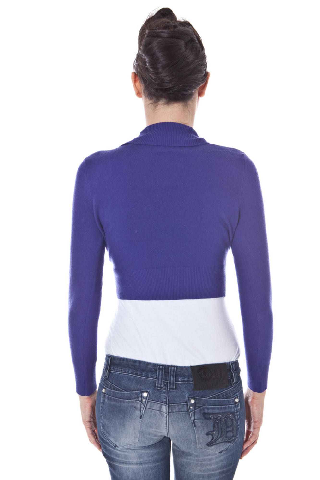 DATCH COPRISPALLE MANICHE LUNGHE DONNA - Viola - immagine 2