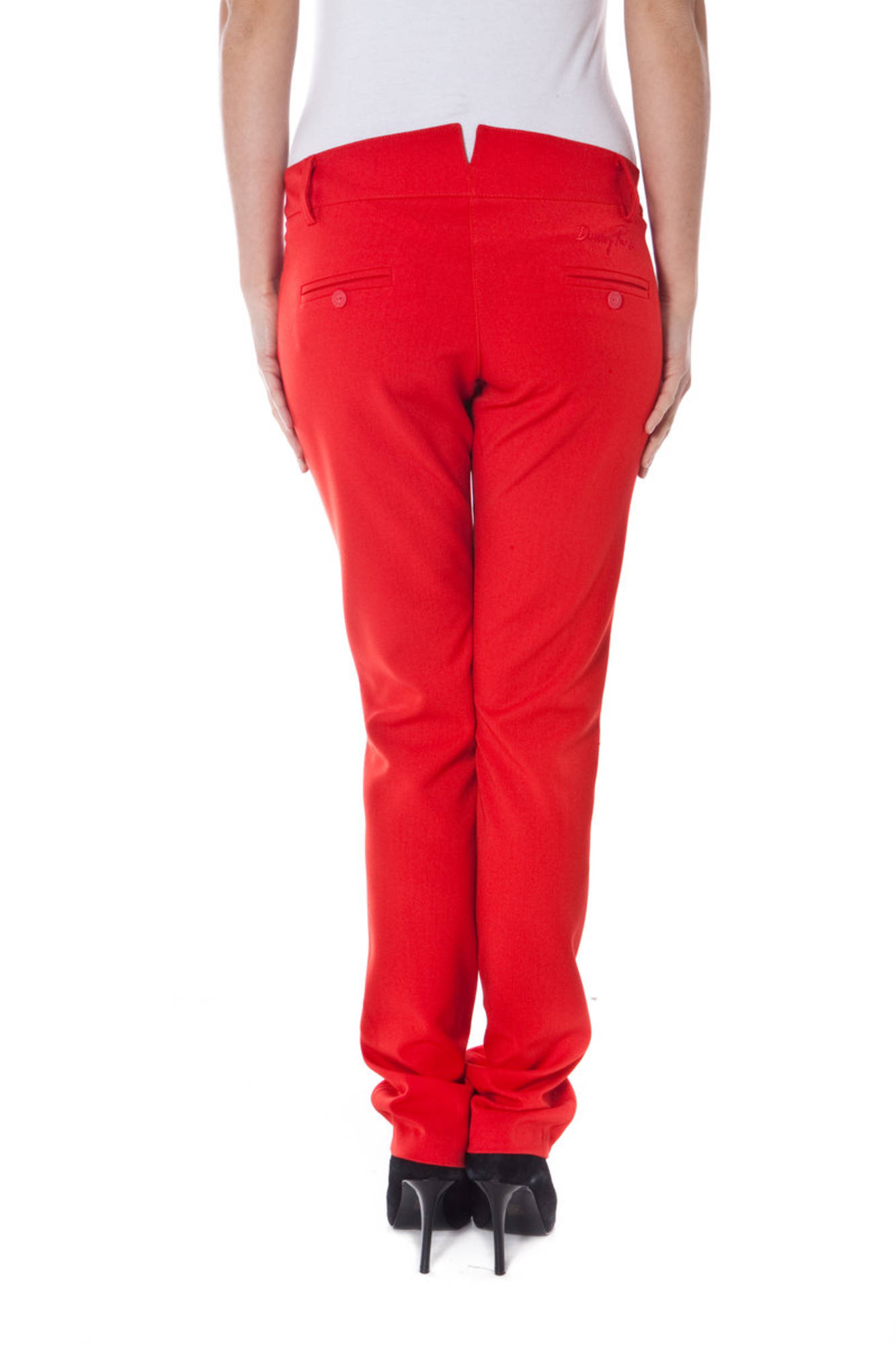 DENNY ROSE PANTALONE DONNA - Rosso - immagine 2