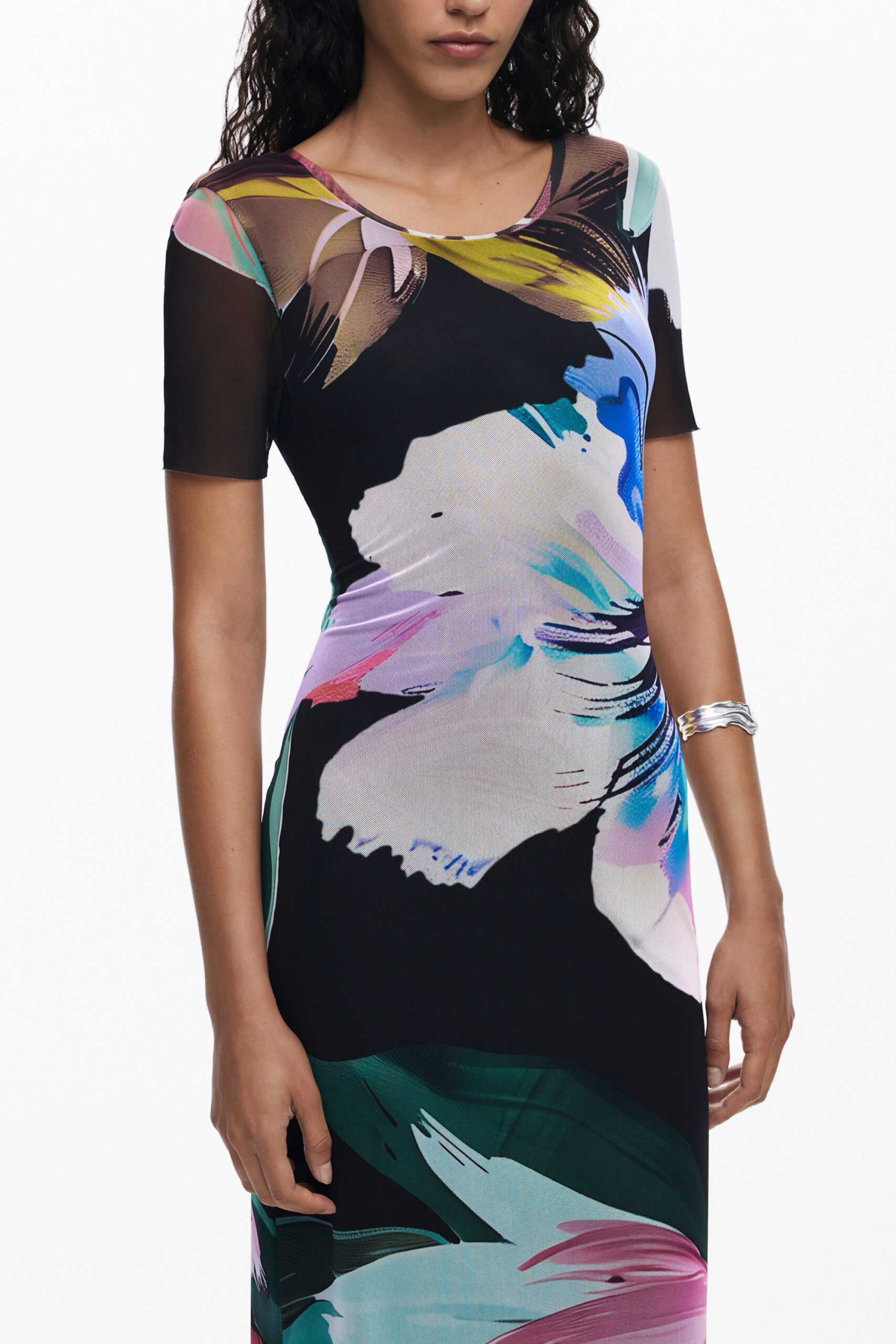 DESIGUAL ABITO LUNGO DONNA - Nero