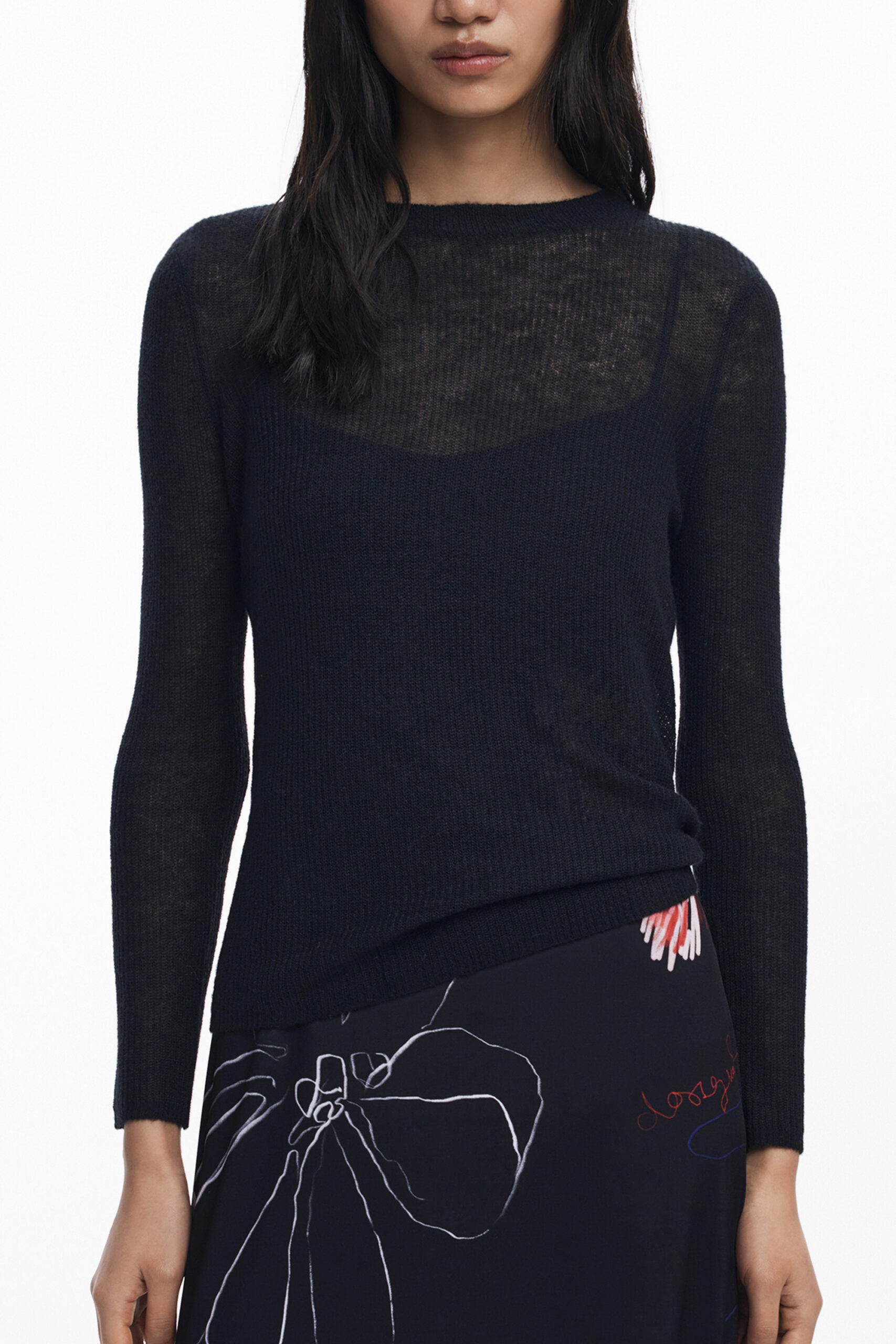 DESIGUAL ABITO LUNGO DONNA - Nero