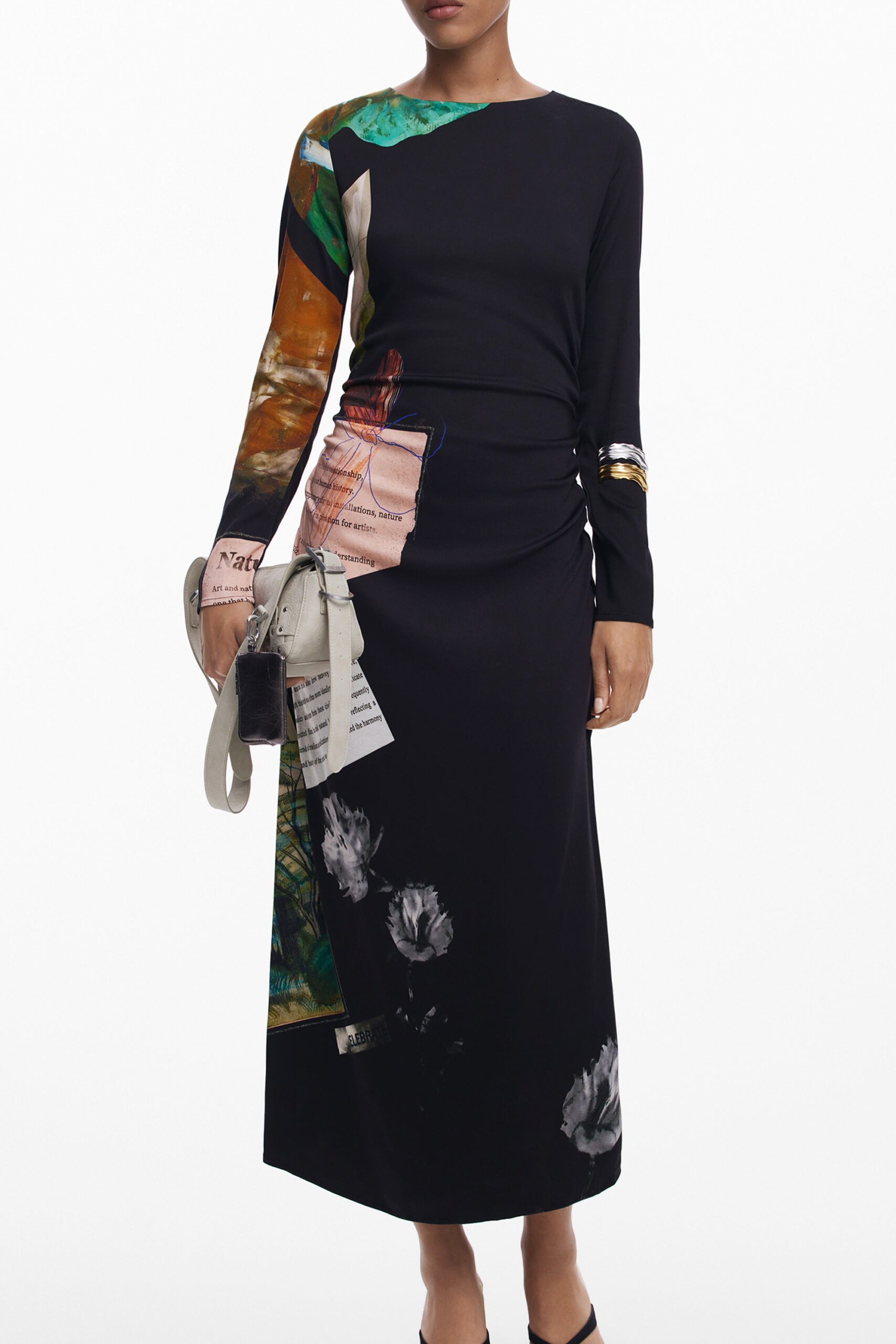 DESIGUAL ABITO LUNGO DONNA - Nero