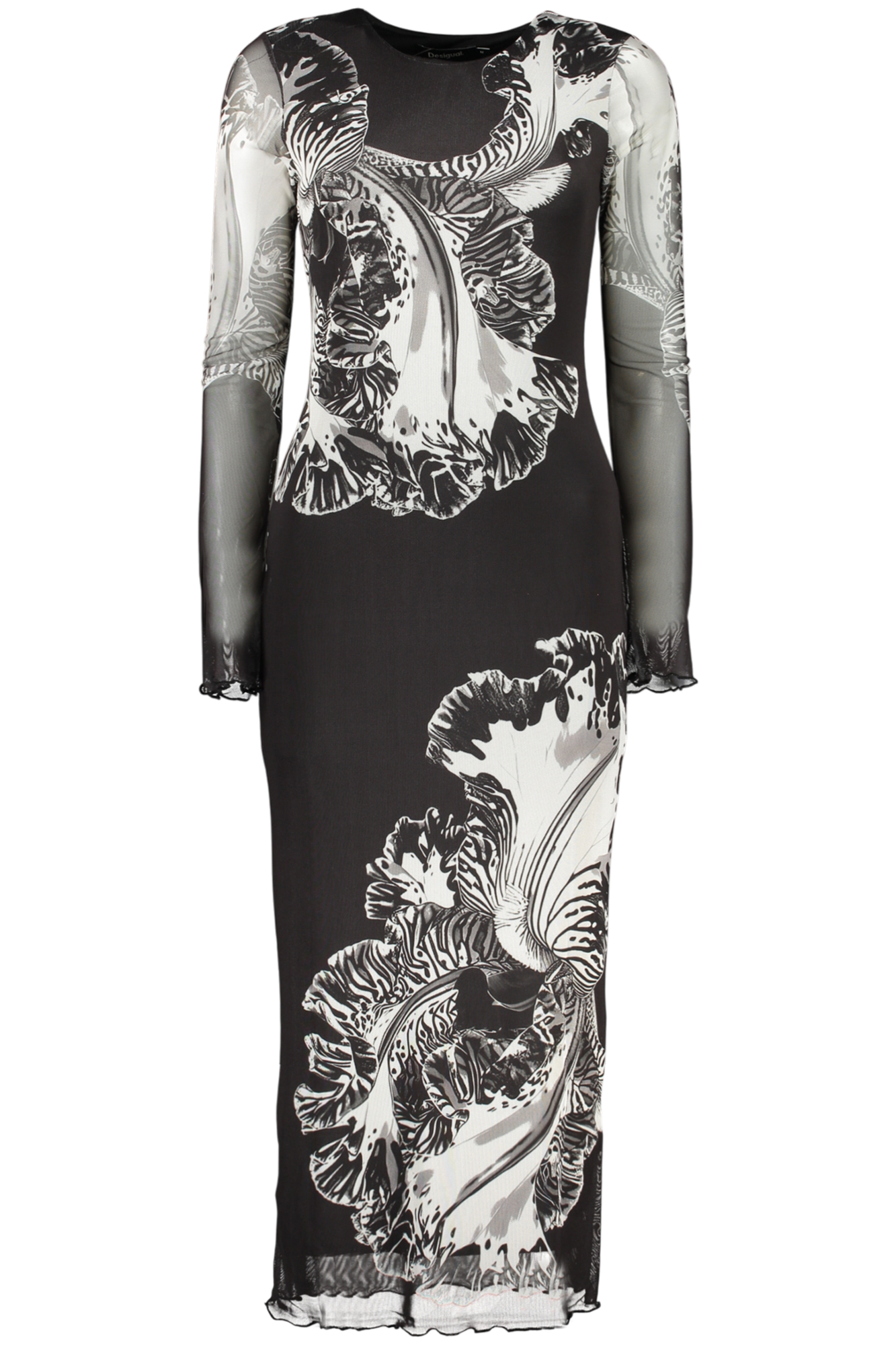 DESIGUAL ABITO LUNGO DONNA - Nero