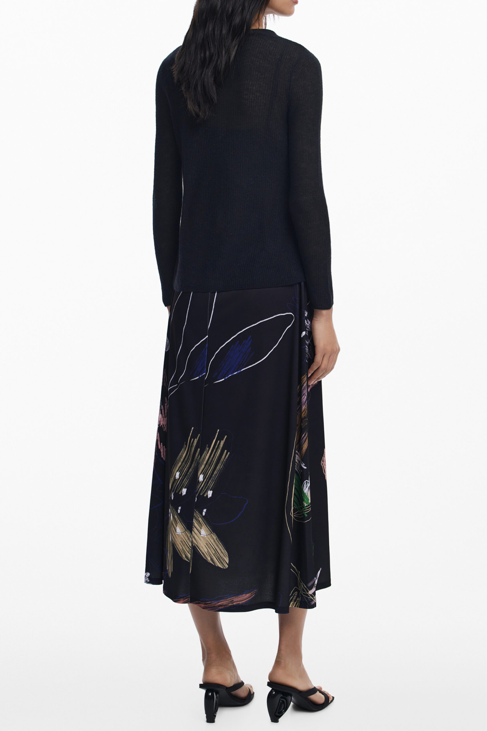 DESIGUAL ABITO LUNGO DONNA - Nero - immagine 2