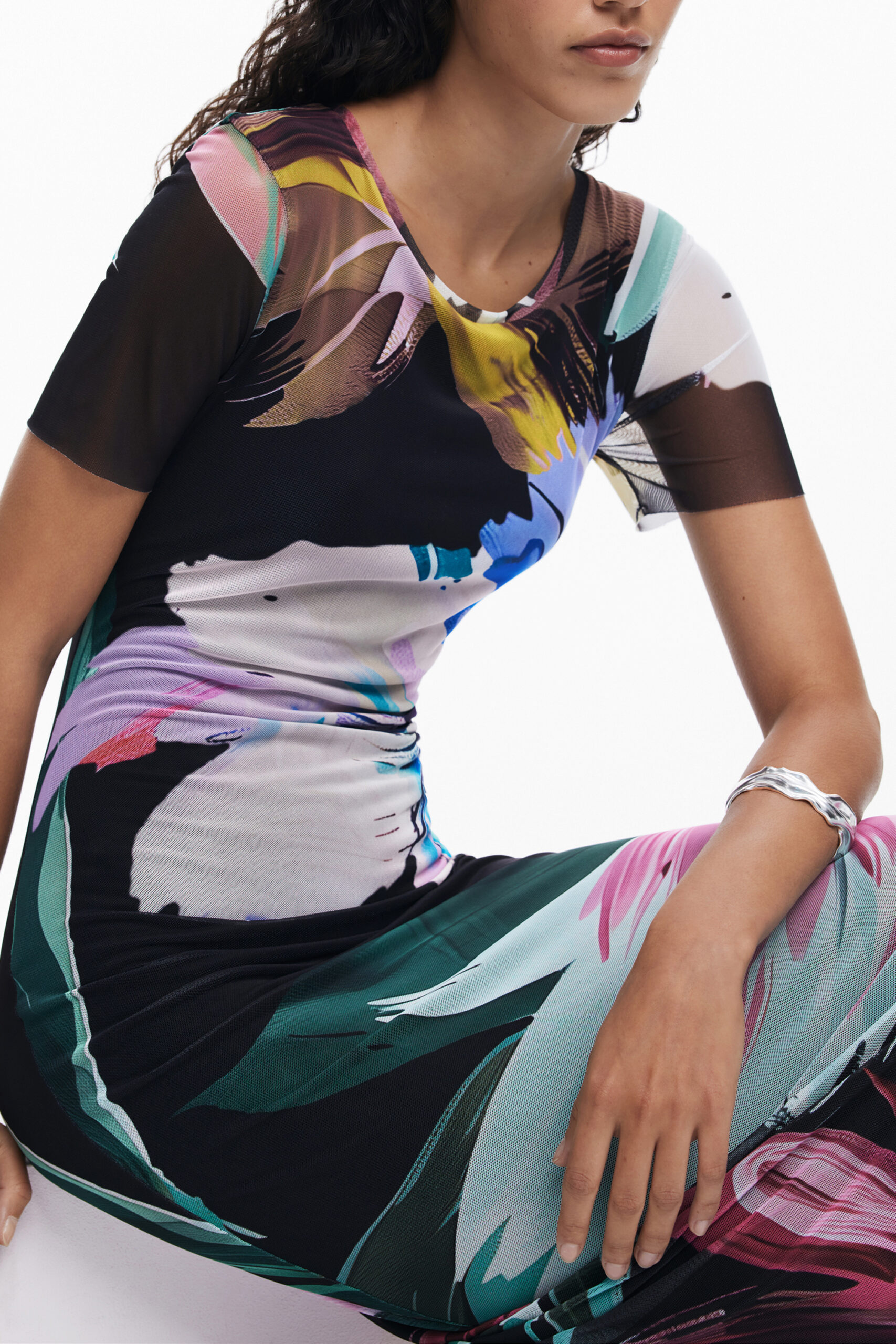 DESIGUAL ABITO LUNGO DONNA - Nero - immagine 3