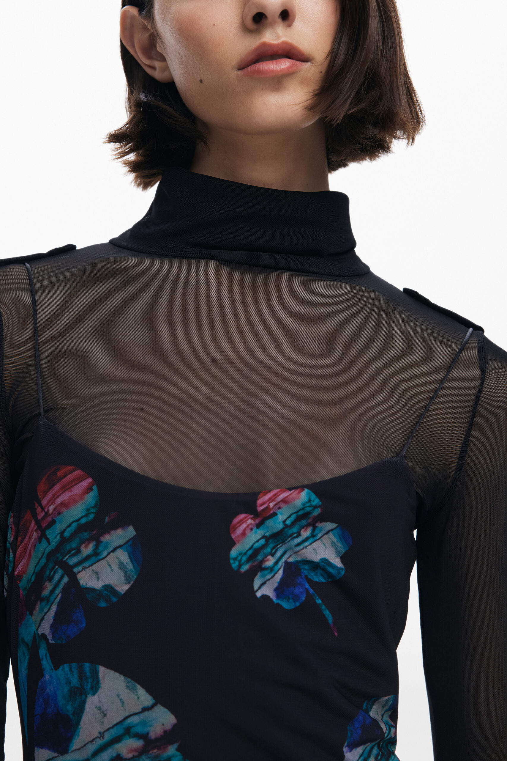 DESIGUAL ABITO LUNGO DONNA - Nero - immagine 3