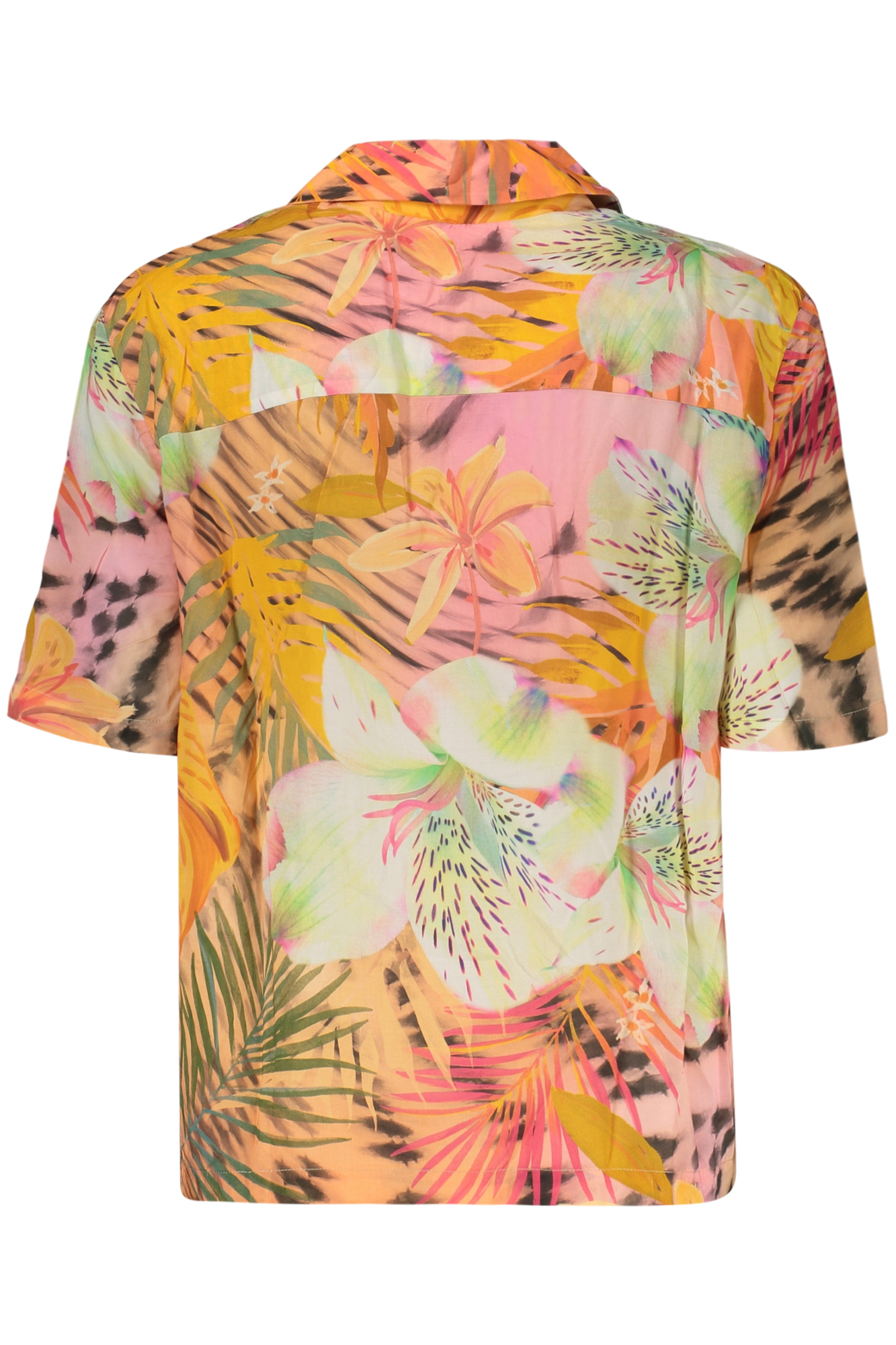 DESIGUAL CAMICIA MANICHE CORTE DONNA - Arancione - immagine 2