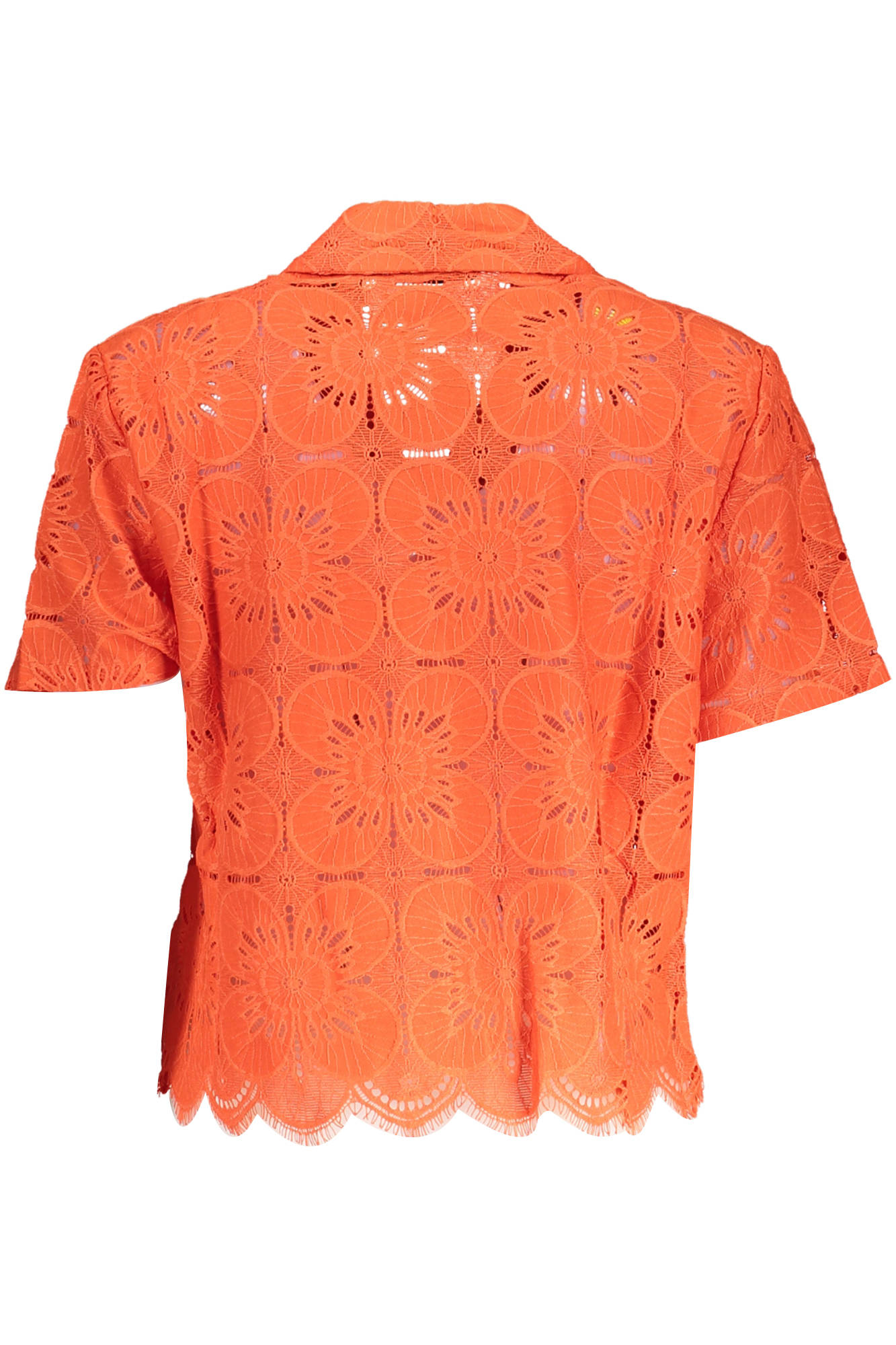 DESIGUAL CAMICIA MANICHE CORTE DONNA - Arancione - immagine 2