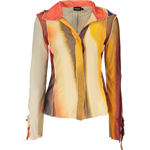 DESIGUAL CAMICIA MANICHE LUNGHE DONNA - Beige