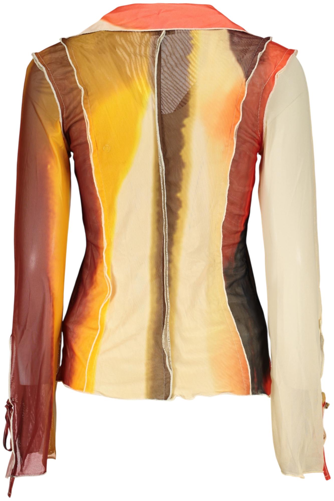 DESIGUAL CAMICIA MANICHE LUNGHE DONNA - Beige - immagine 2