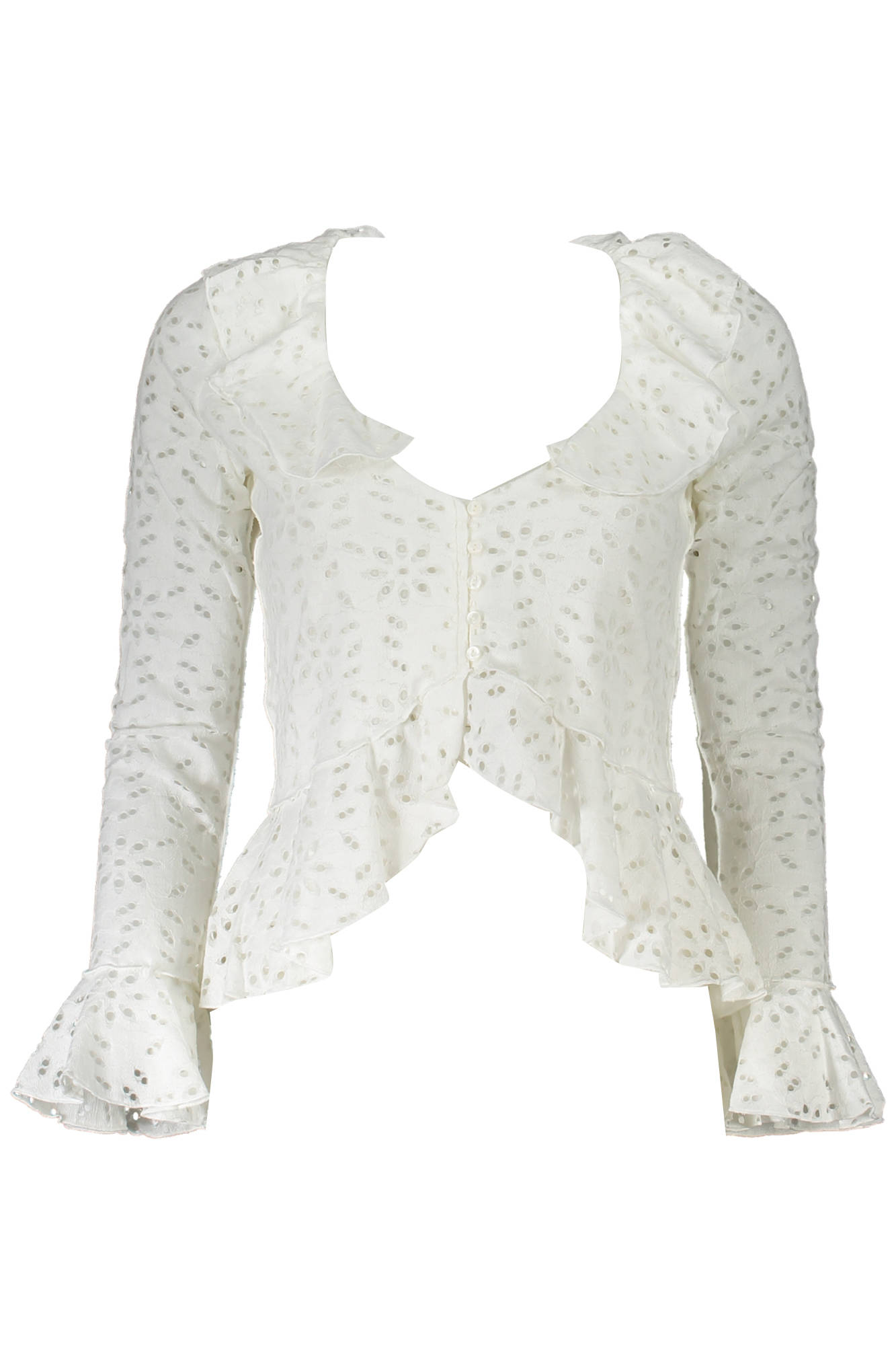 DESIGUAL CAMICIA MANICHE LUNGHE DONNA - Bianco