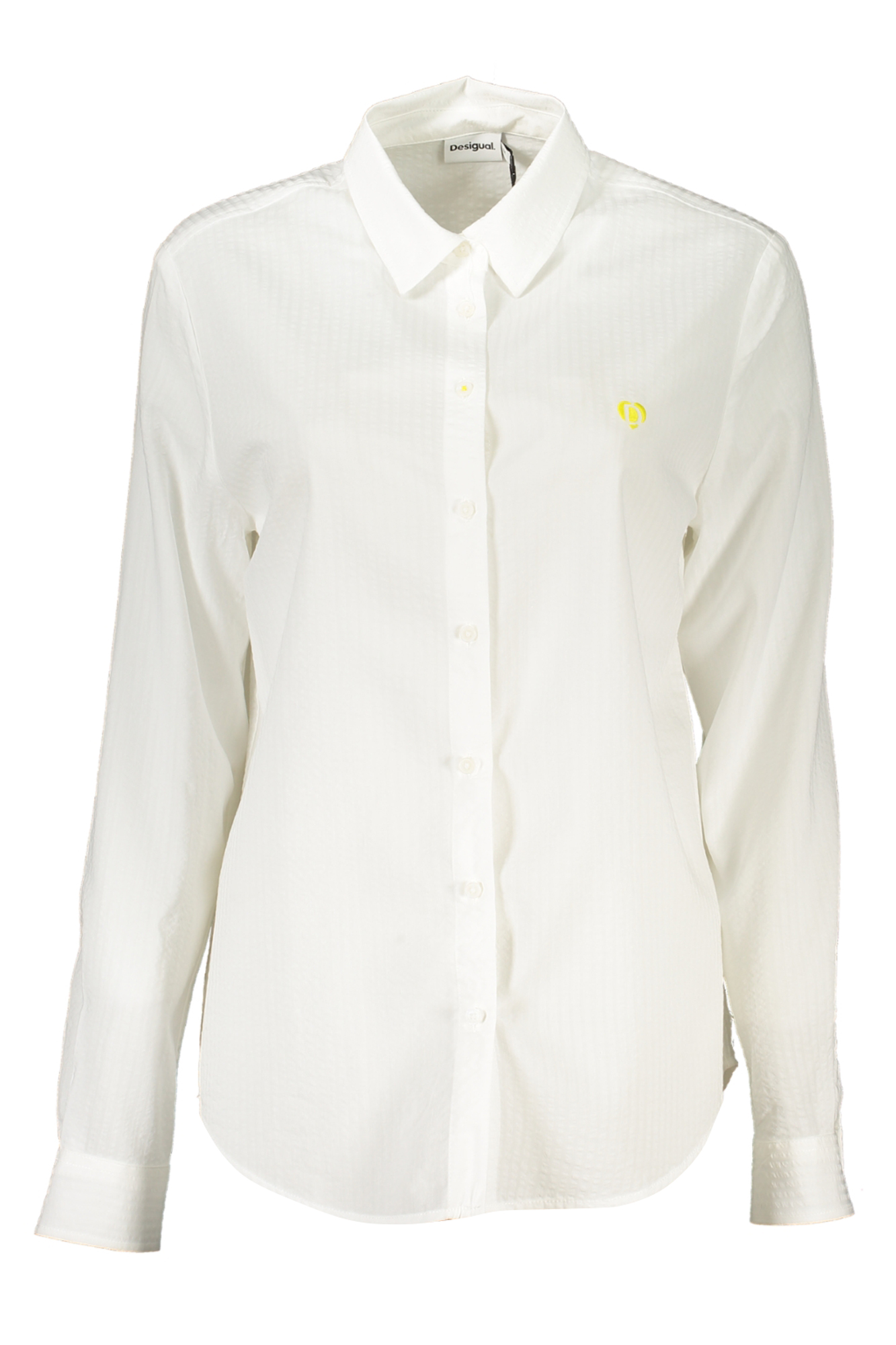 DESIGUAL CAMICIA MANICHE LUNGHE DONNA - Bianco