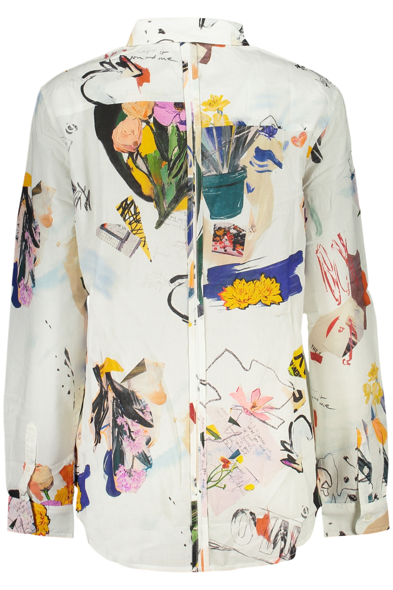 DESIGUAL CAMICIA MANICHE LUNGHE DONNA - Bianco - immagine 2