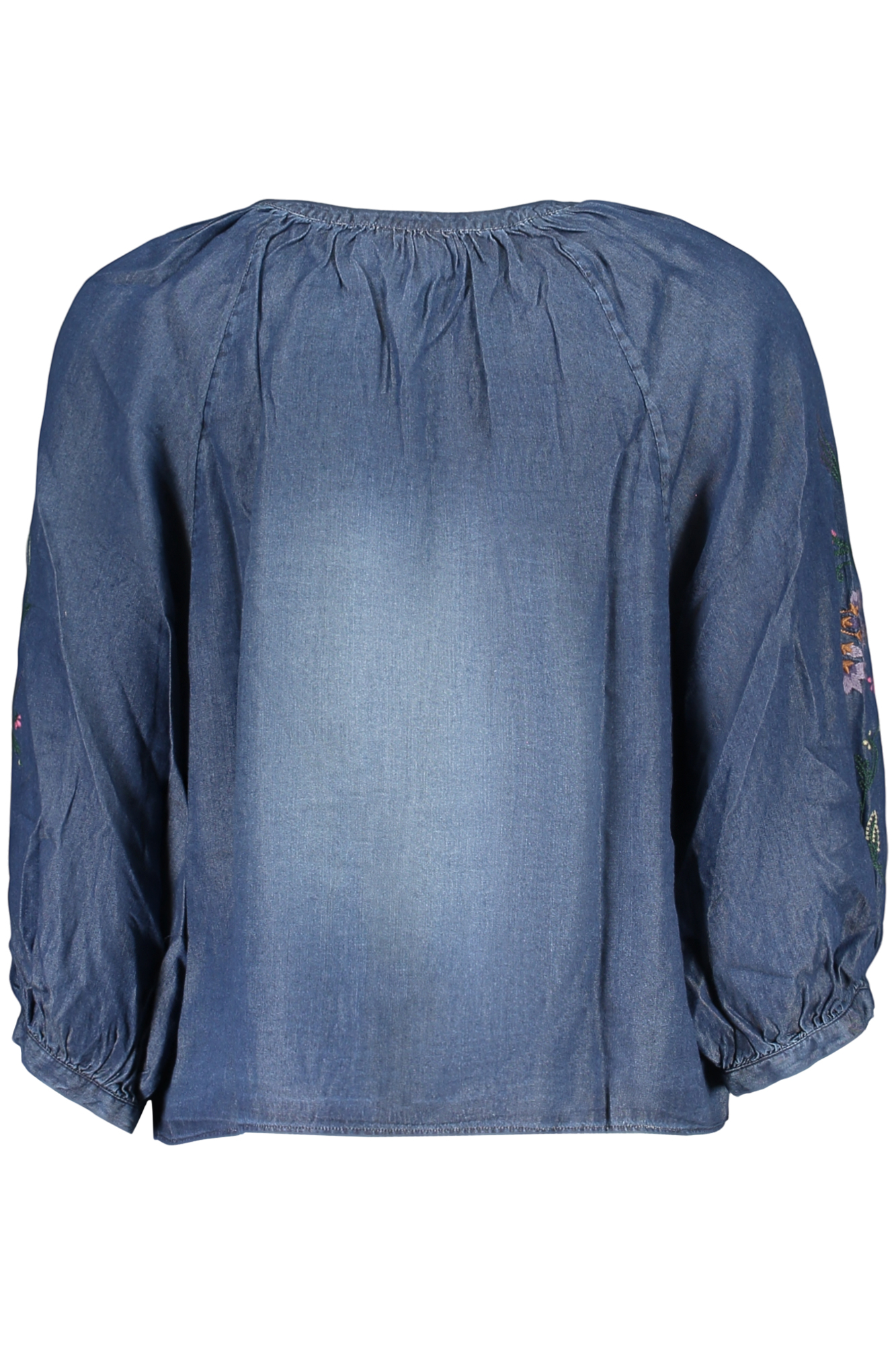 DESIGUAL CAMICIA MANICHE LUNGHE DONNA - Blu - immagine 2
