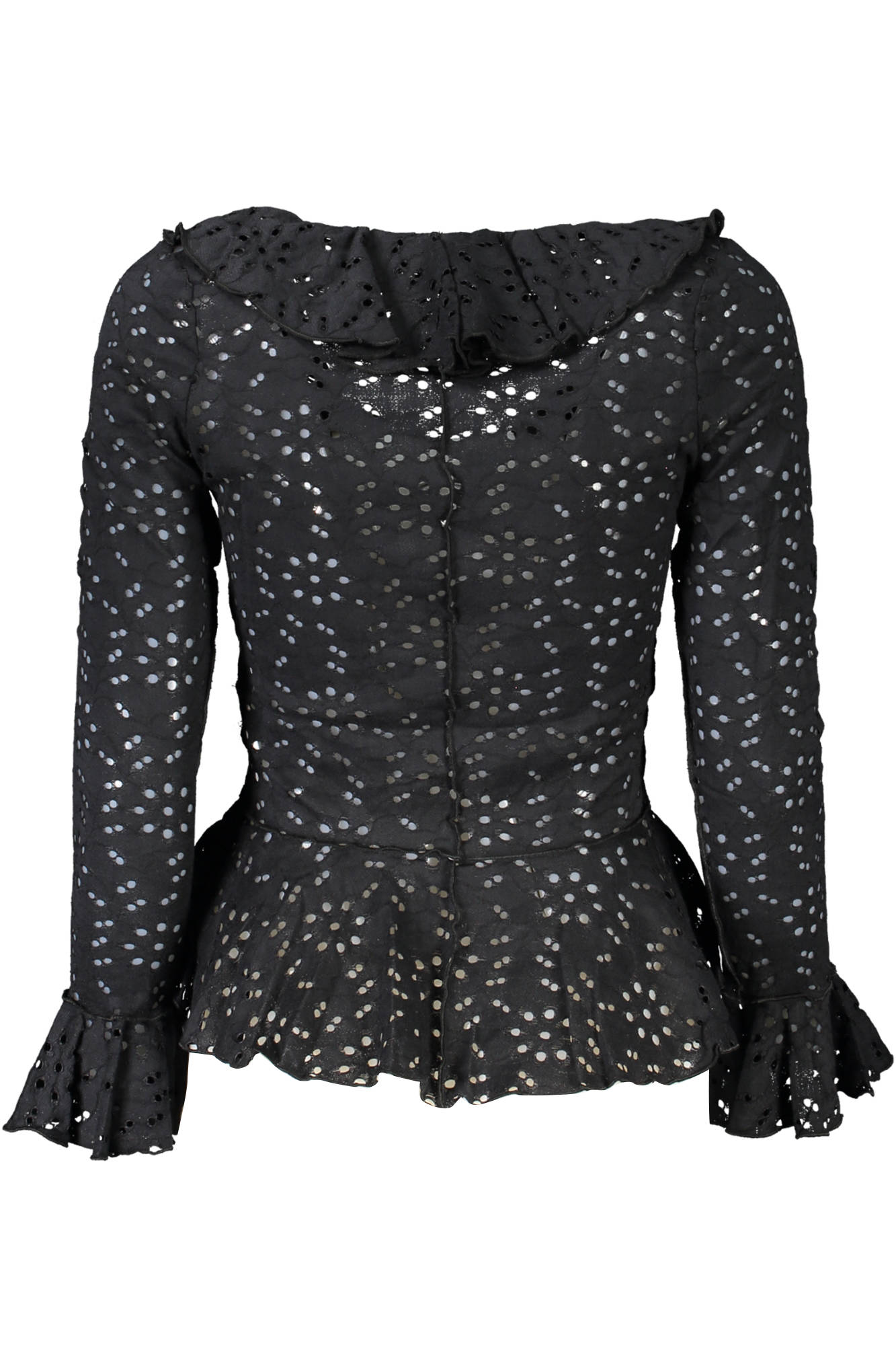 DESIGUAL CAMICIA MANICHE LUNGHE DONNA - Nero - immagine 2