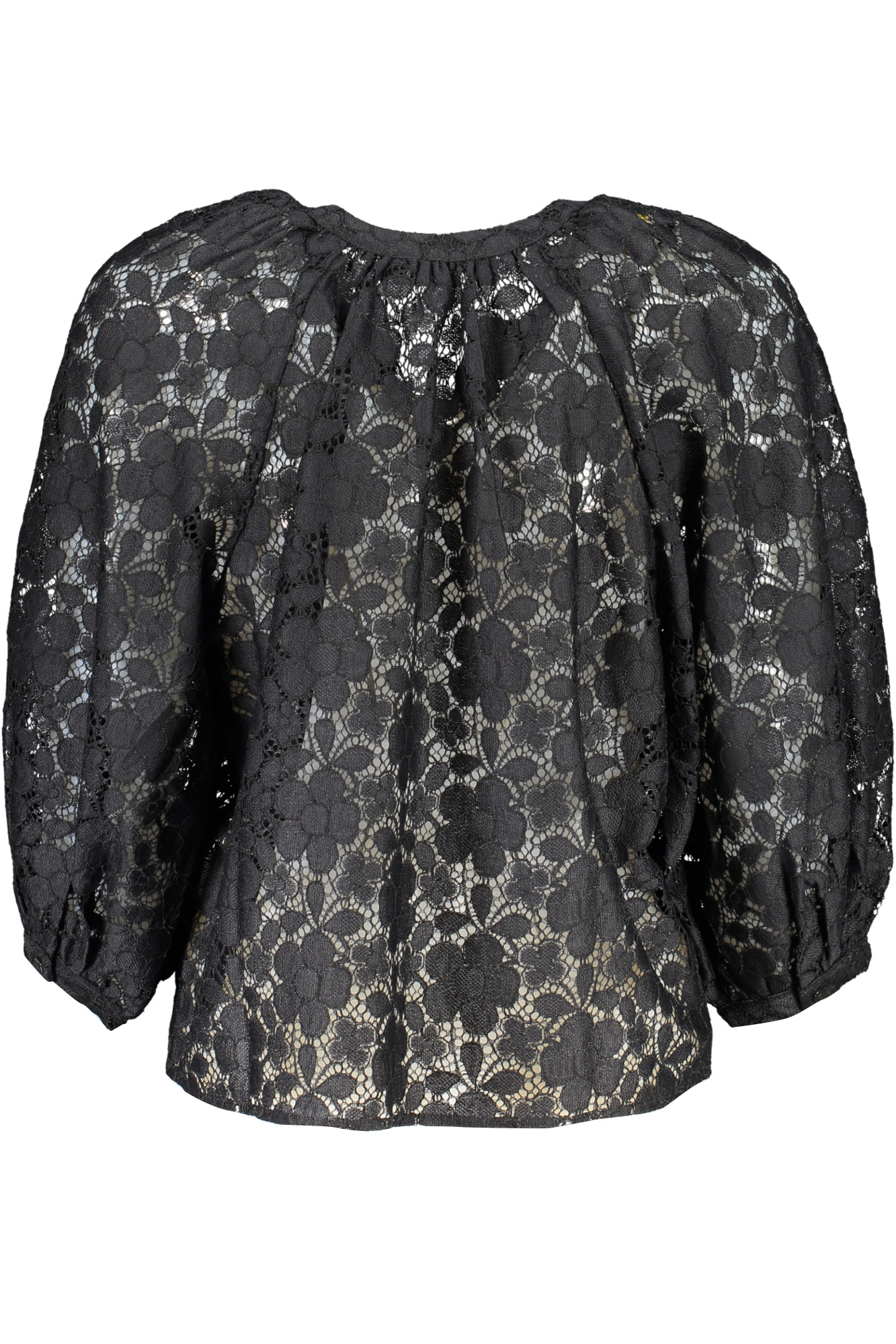 DESIGUAL CAMICIA MANICHE LUNGHE DONNA - Nero - immagine 2