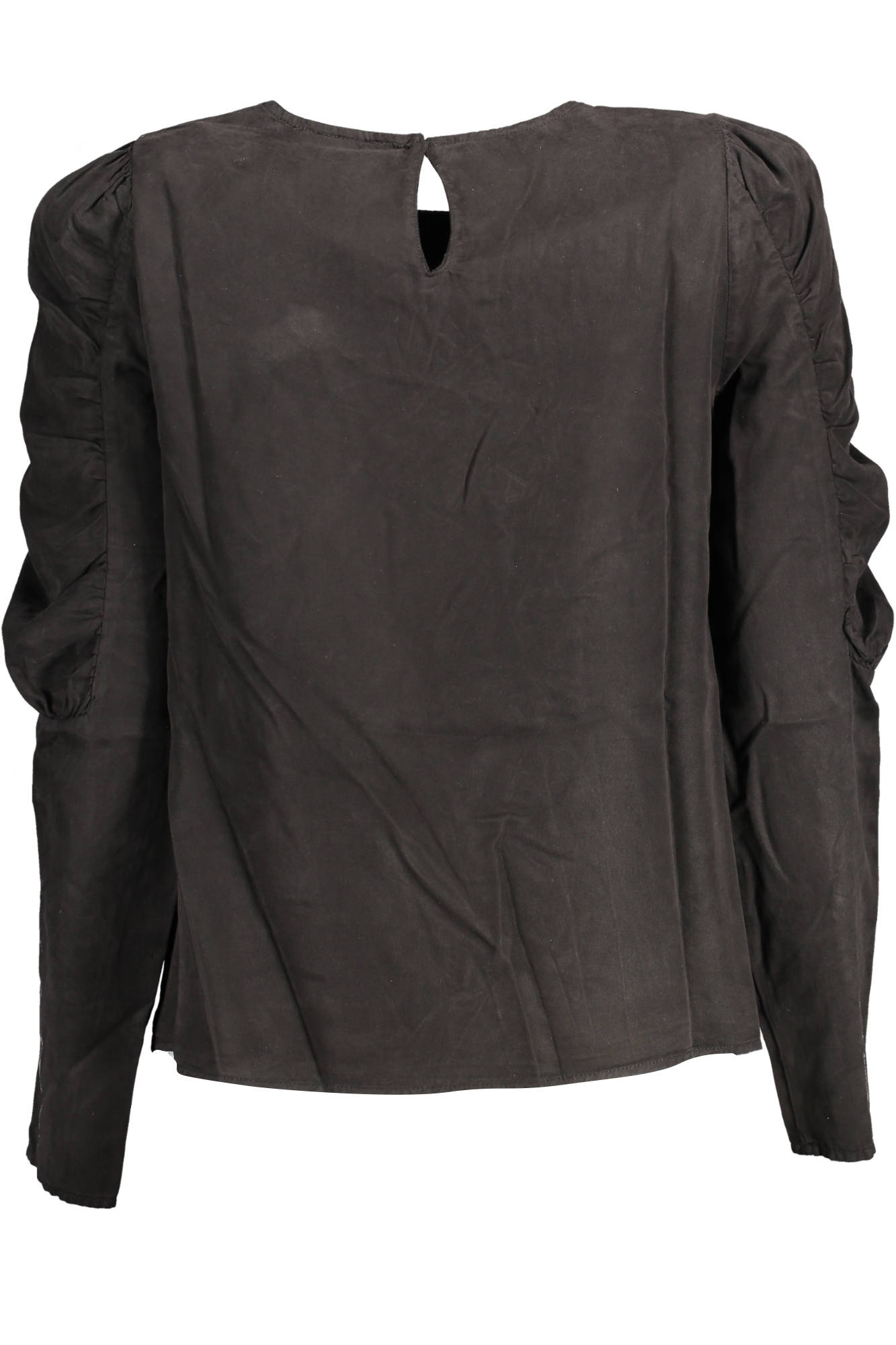 DESIGUAL CAMICIA MANICHE LUNGHE DONNA - Nero - immagine 2