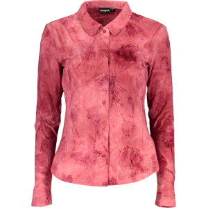 DESIGUAL CAMICIA MANICHE LUNGHE DONNA - Rosso