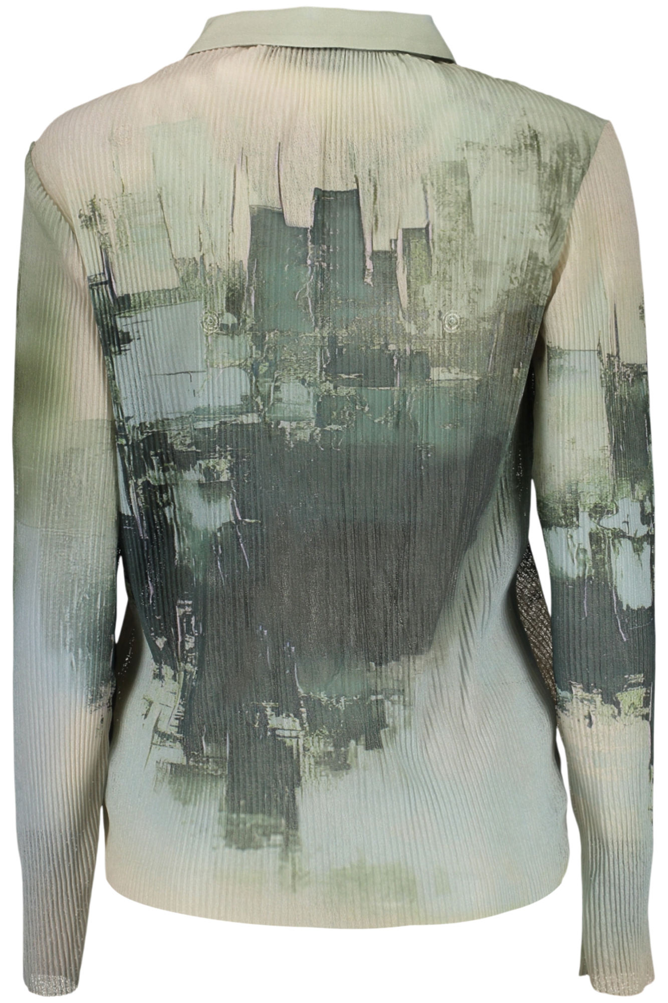 DESIGUAL CAMICIA MANICHE LUNGHE DONNA - Verde - immagine 2