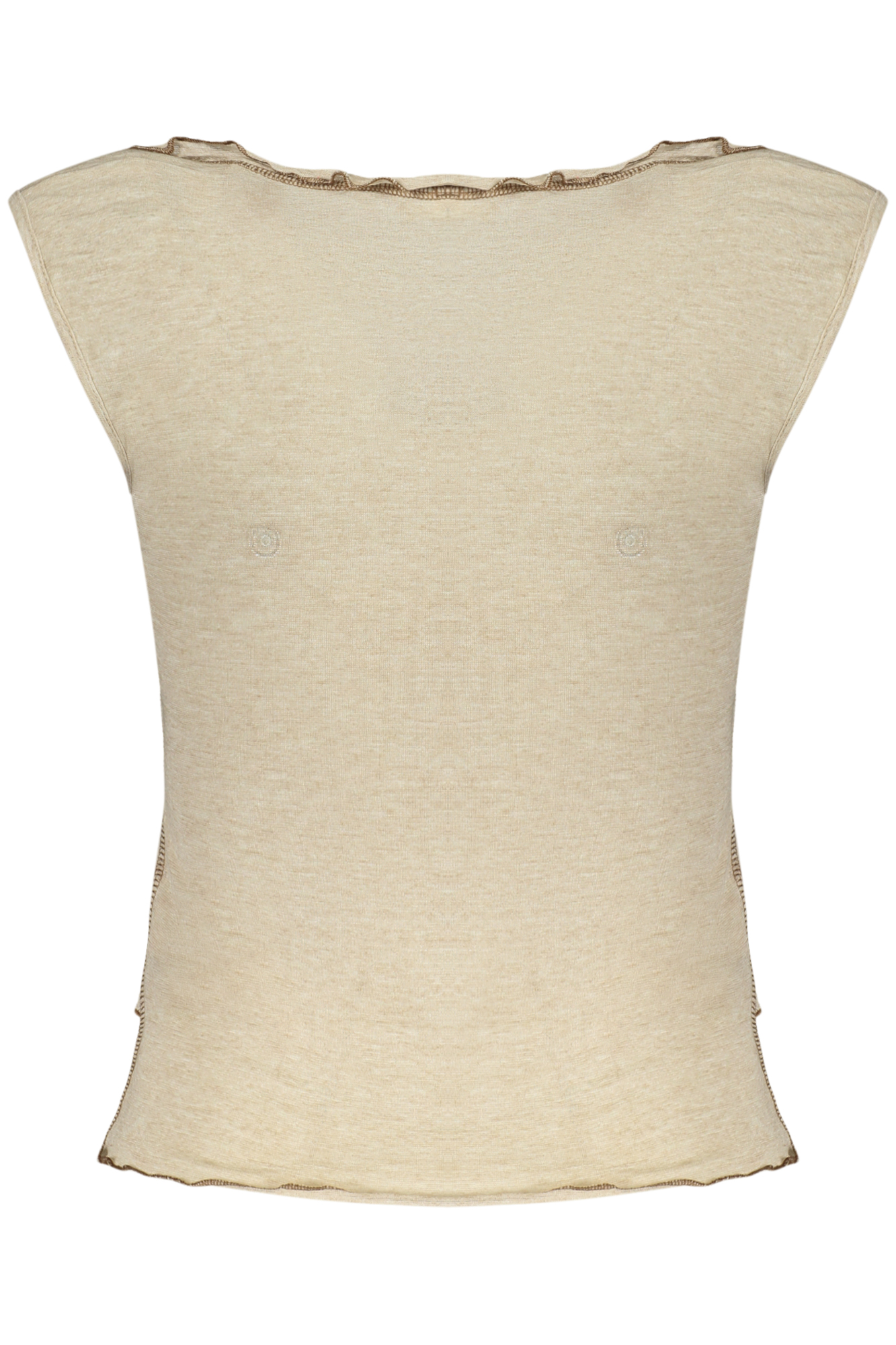 DESIGUAL CANOTTA DONNA - Beige - immagine 2