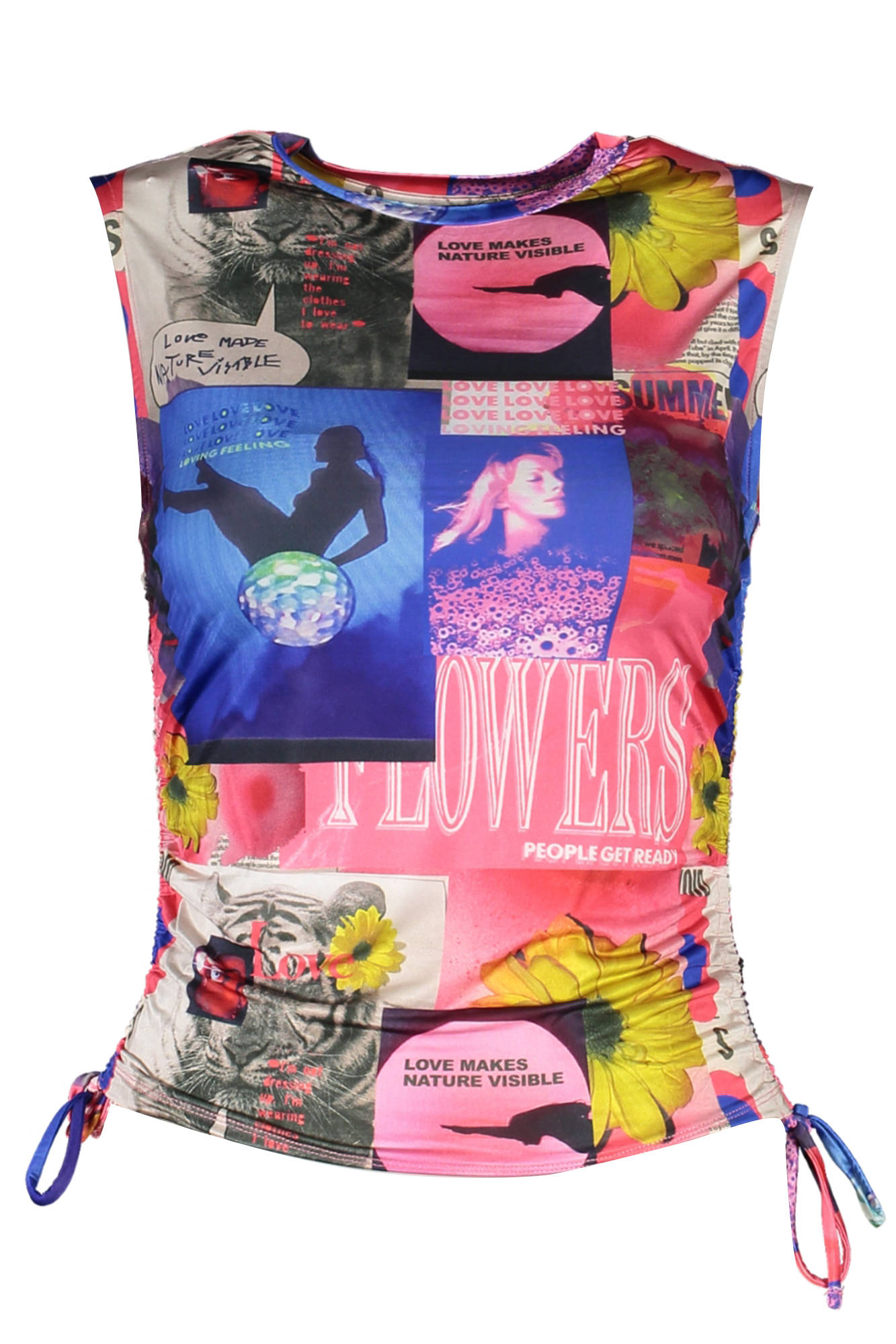 DESIGUAL CANOTTA DONNA - Blu