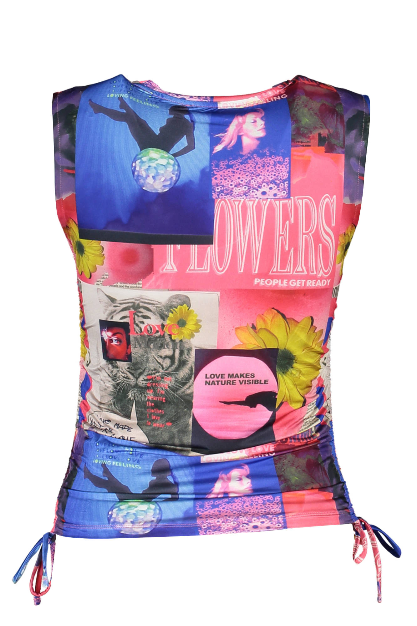 DESIGUAL CANOTTA DONNA - Blu - immagine 2