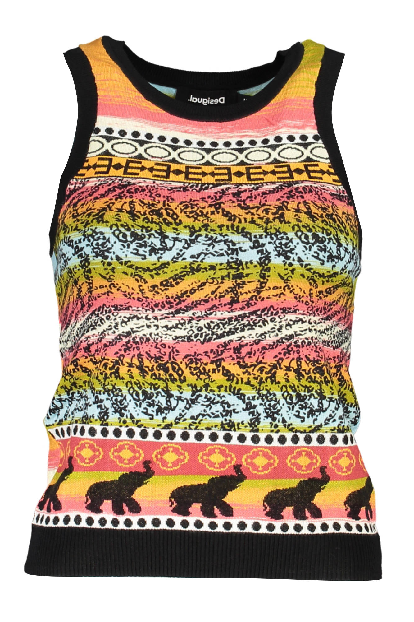 DESIGUAL CANOTTA DONNA - Nero