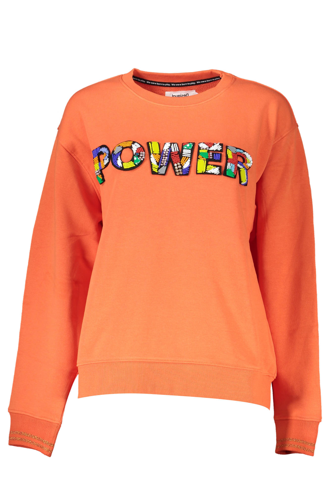 DESIGUAL FELPA SENZA ZIP DONNA - Arancione