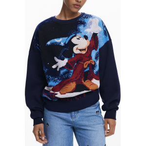 DESIGUAL FELPA SENZA ZIP DONNA - Blu