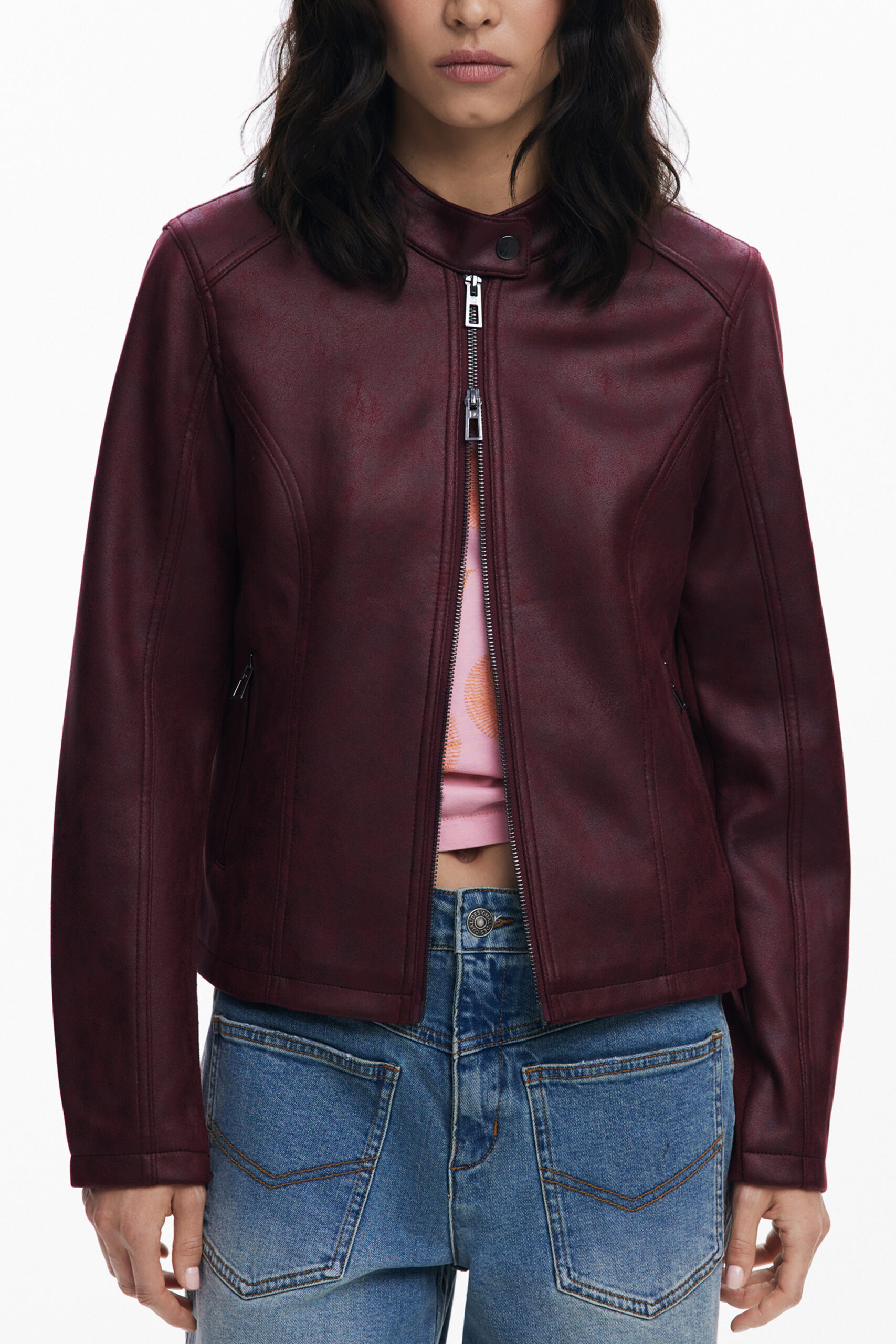 DESIGUAL GIUBBOTTO DONNA - Rosso