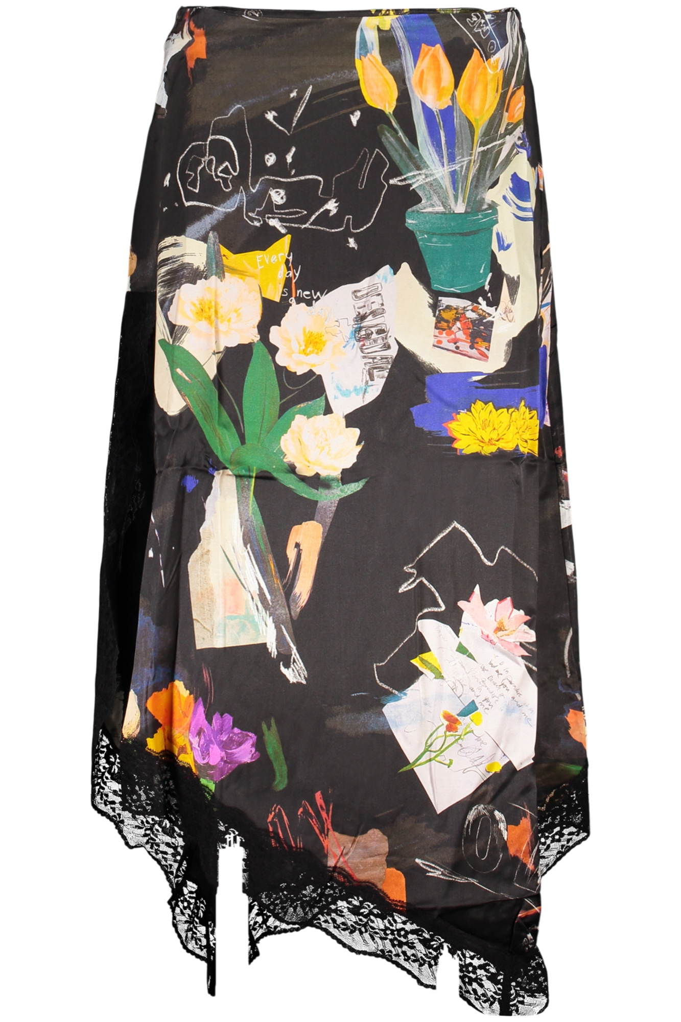 DESIGUAL GONNA LUNGA DONNA - Nero