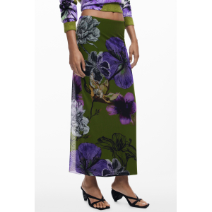 DESIGUAL GONNA LUNGA DONNA - Verde