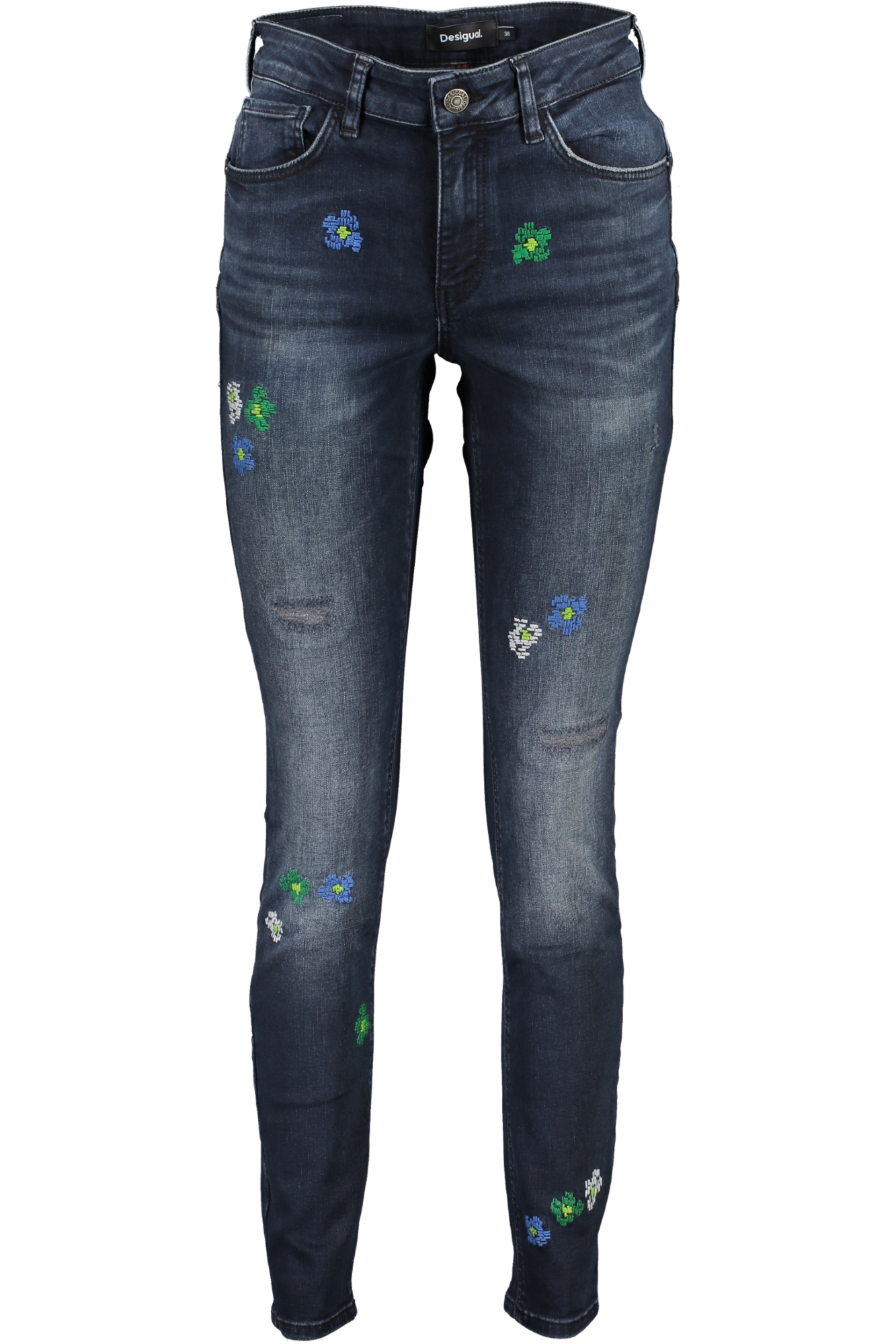 DESIGUAL JEANS DENIM DONNA - Blu