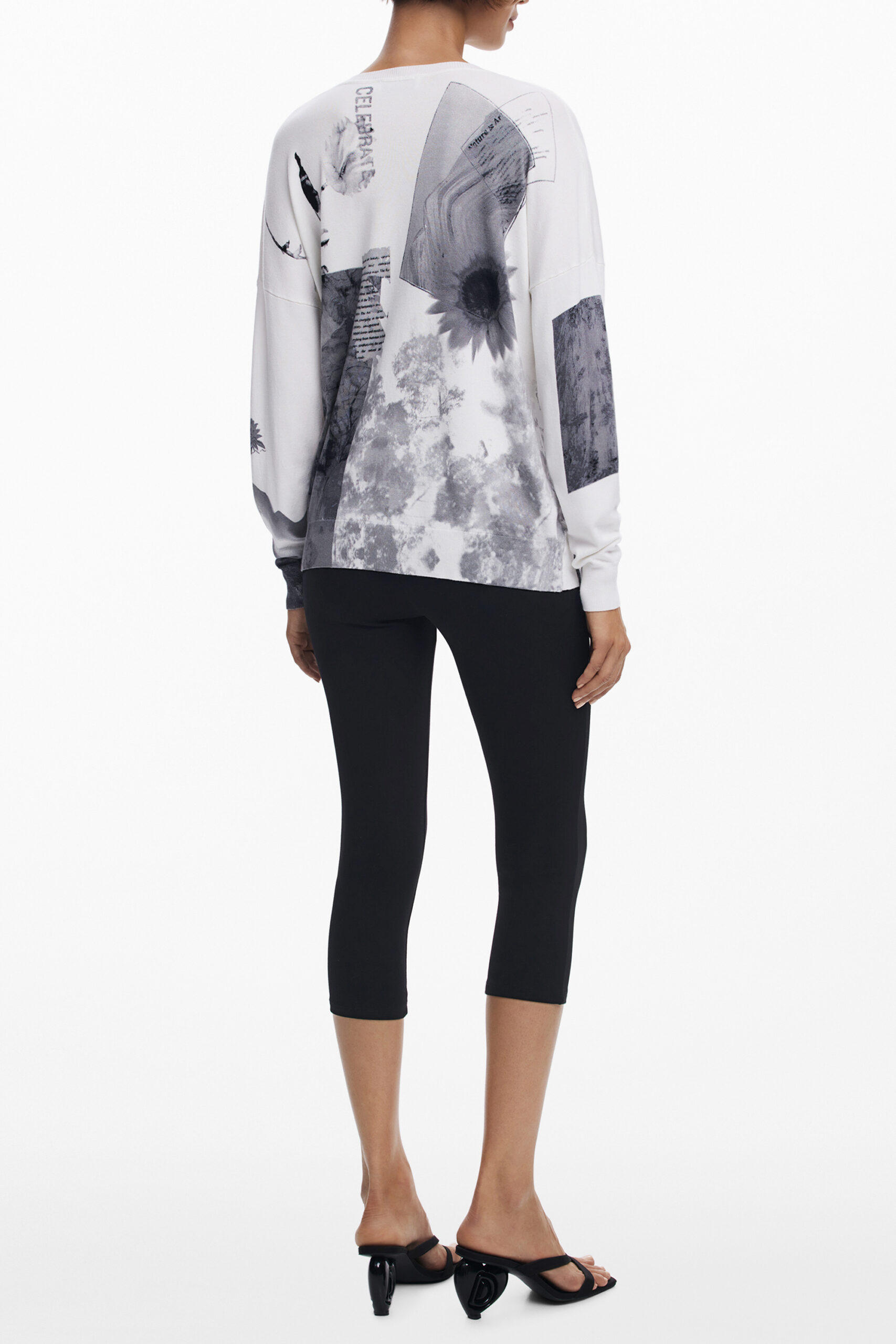 DESIGUAL MAGLIA DONNA - Bianco - immagine 2